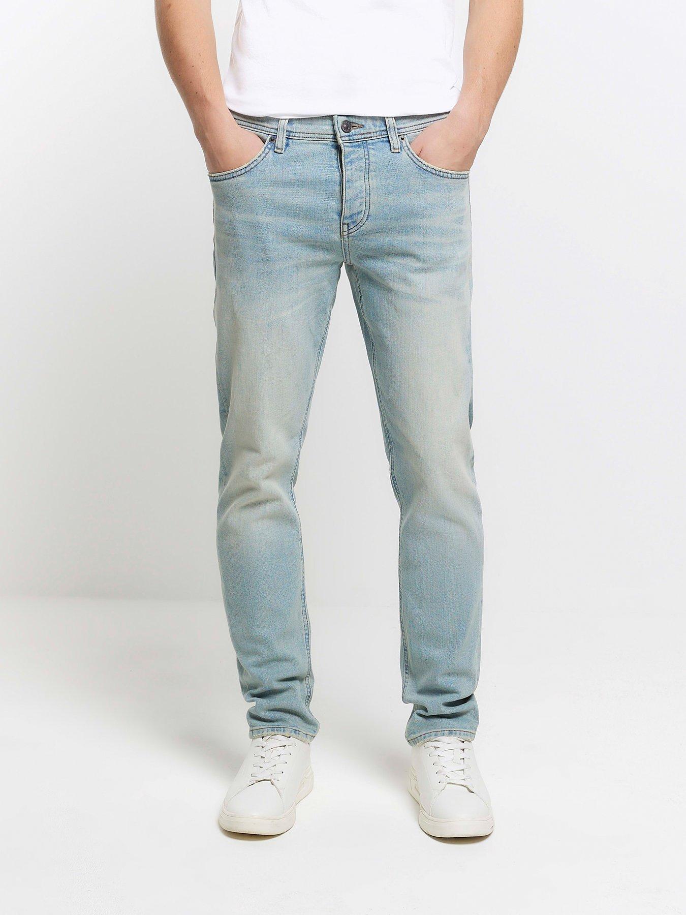 River island mens straight hot sale jeans
