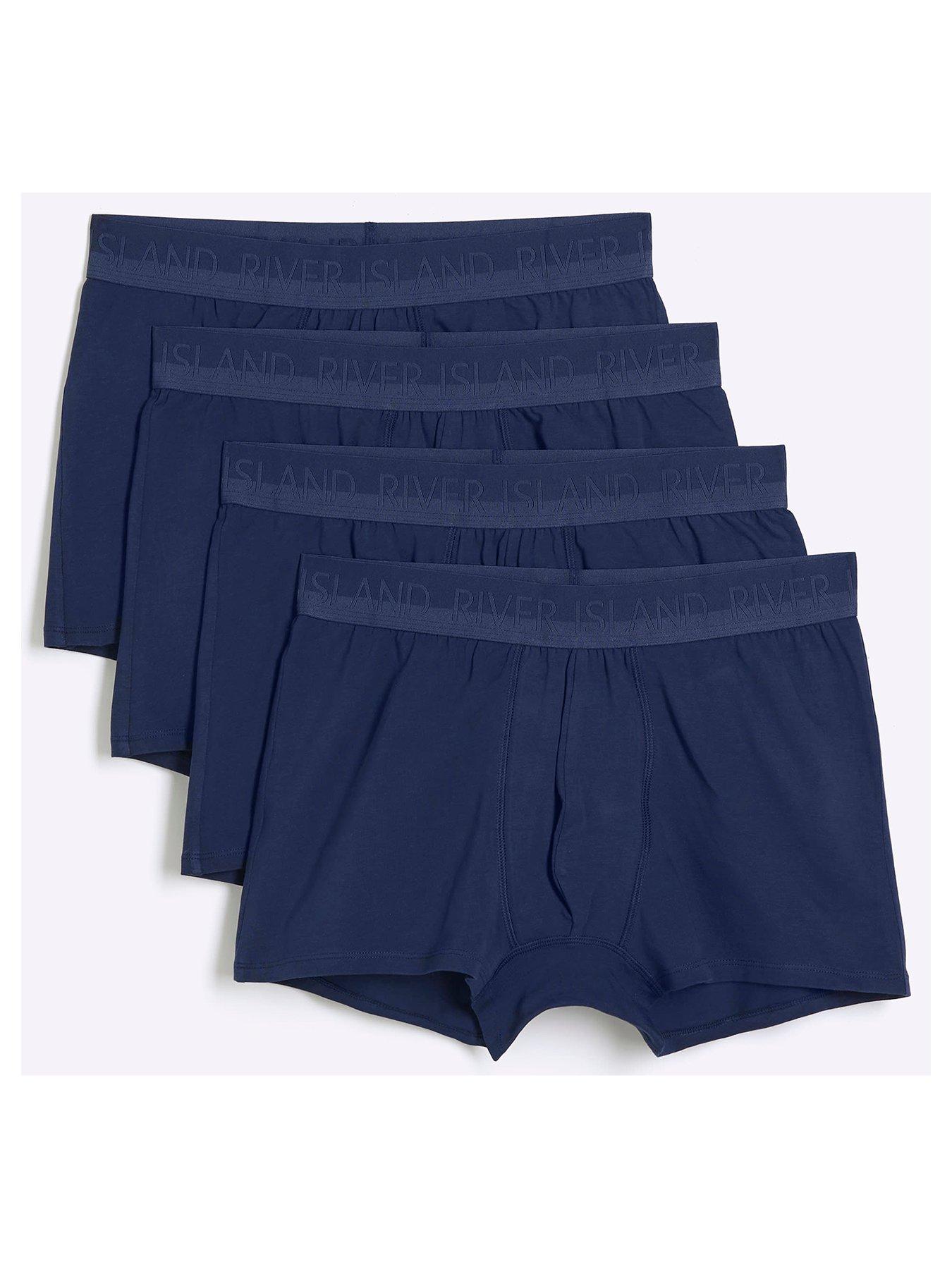 undefined 4Pk Cotton Stretch Ri Trunks