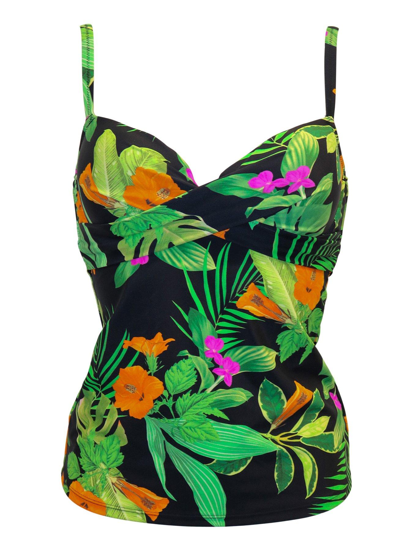 Image 4 of 4 of Pour Moi Palermo Underwired Padded Tankini - Multi