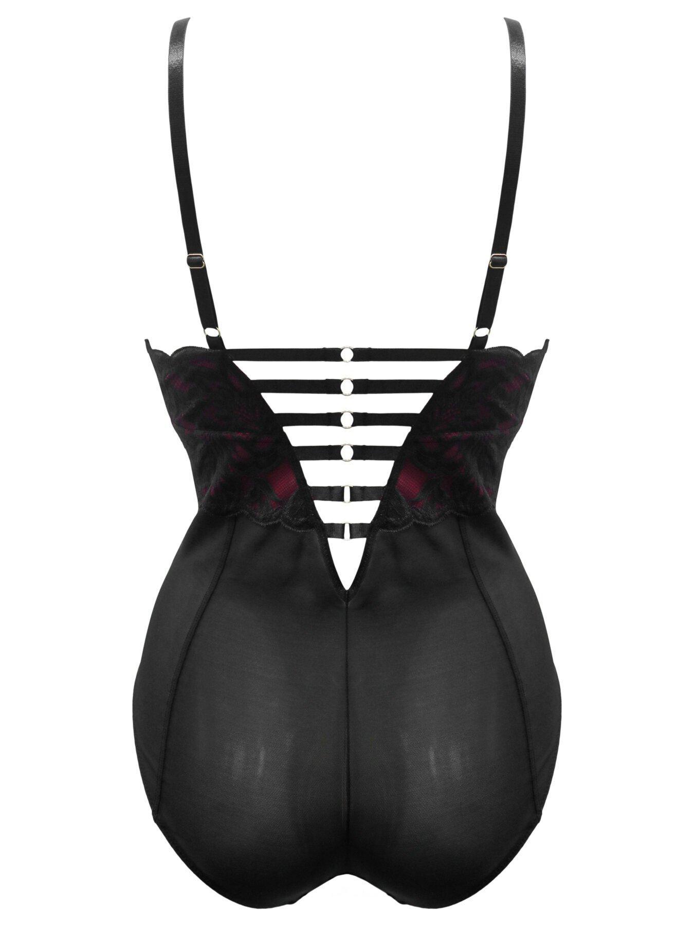Image 2 of 4 of Pour Moi Onyx Zip Front Body