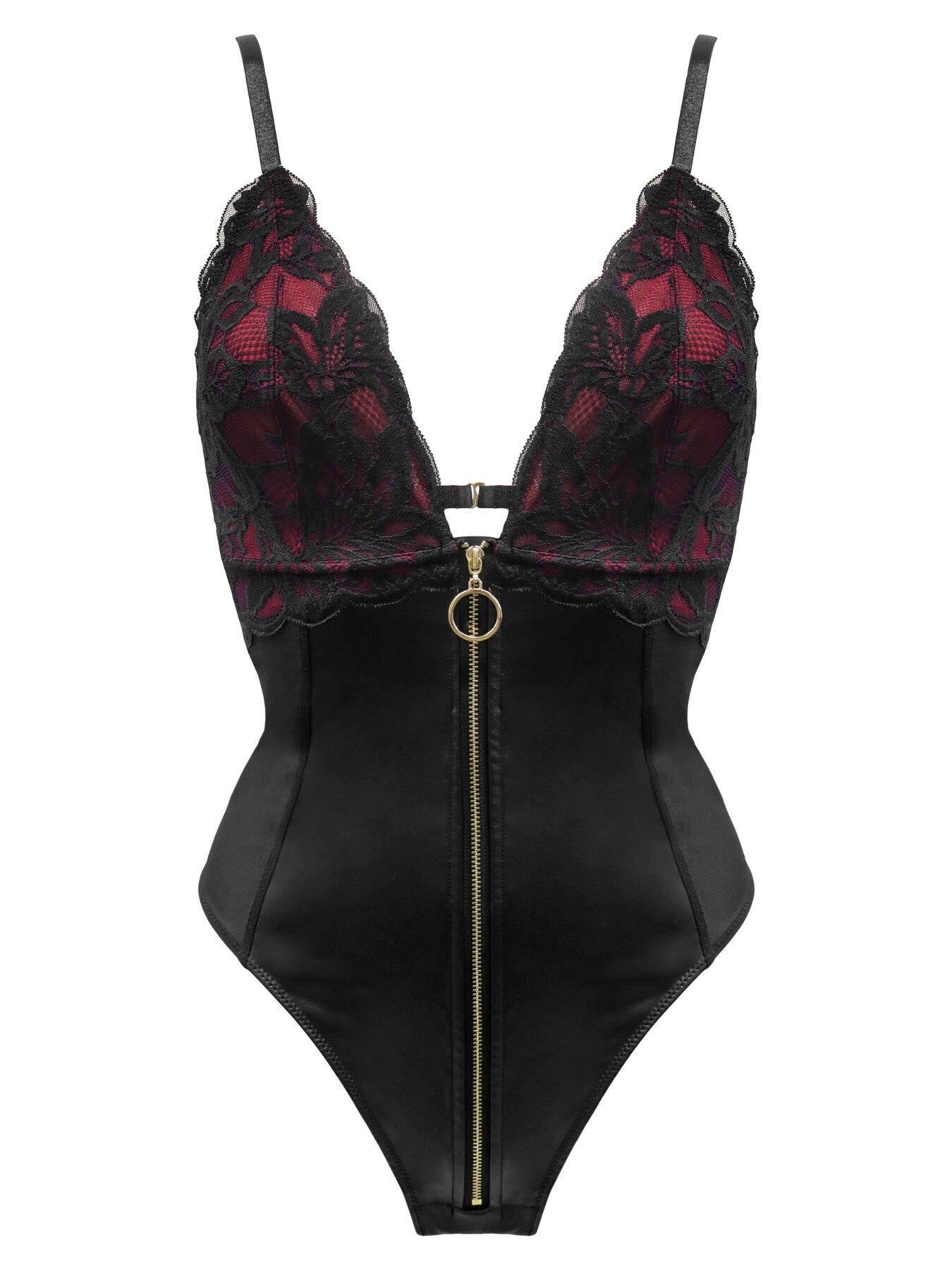 Image 4 of 4 of Pour Moi Onyx Zip Front Body