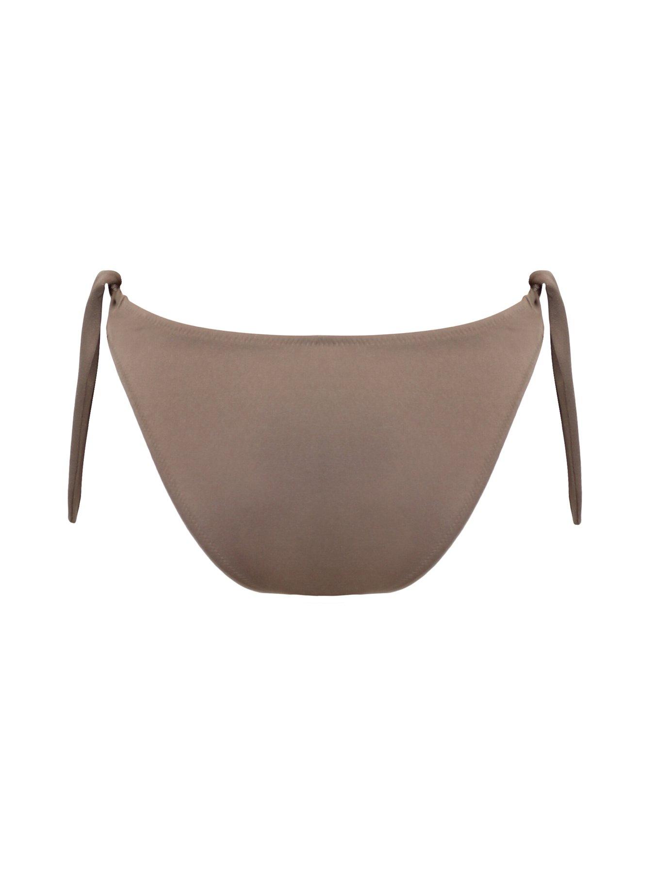 Image 4 of 4 of Pour Moi Zante Tie Side Brief - Light Nude