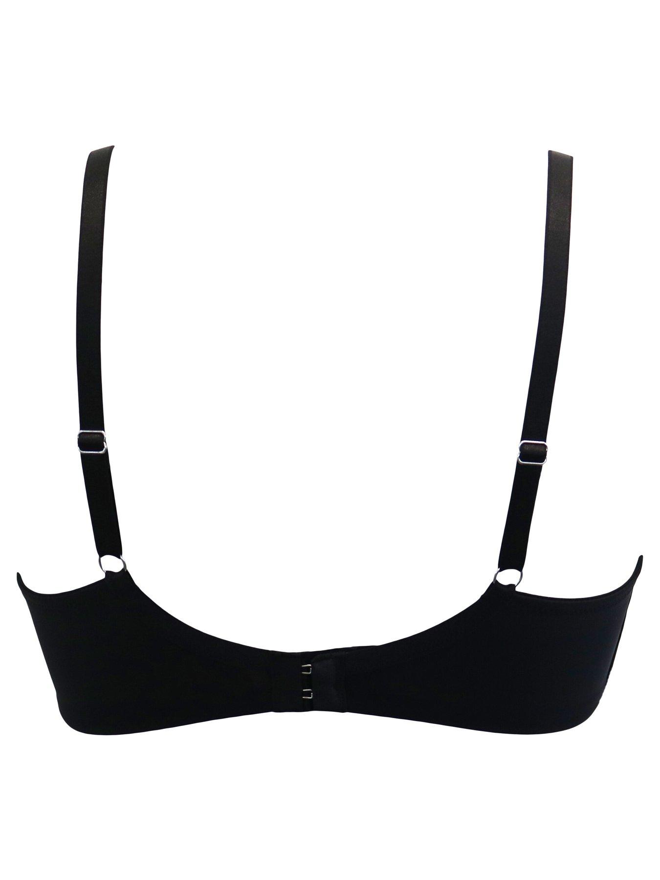  image of pour-moi-new-romance-non-padded-underwired-full-cup-bra-blackmulti