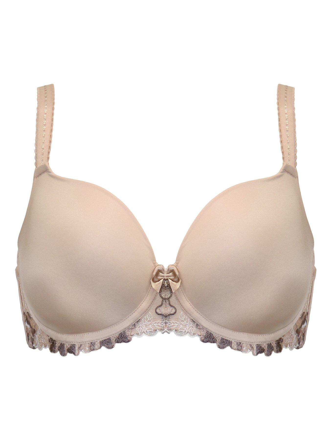  image of pour-moi-sofia-padded-t-shirt-bra-nude
