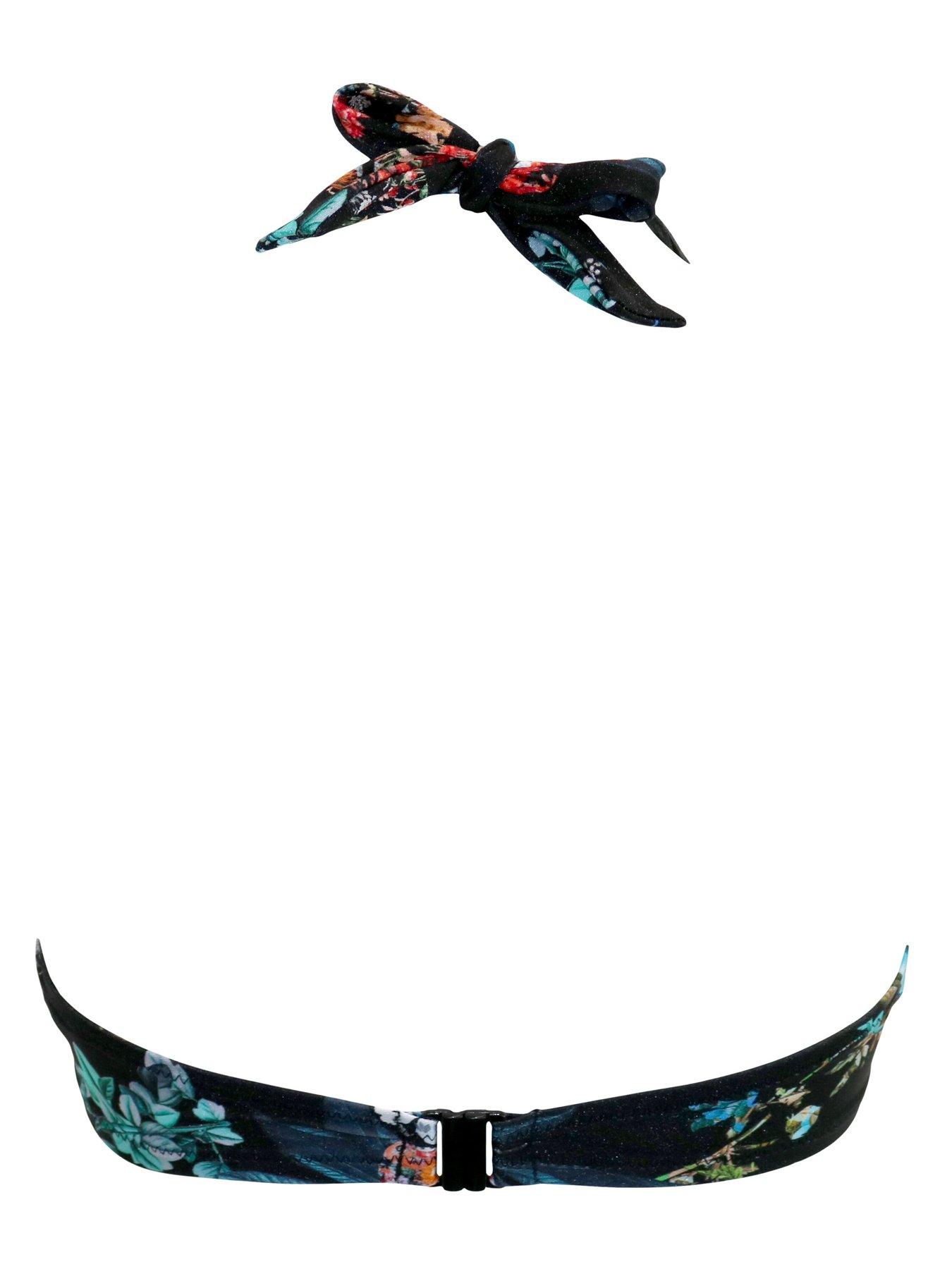  image of pour-moi-lisbon-halter-underwired-top-blackmulti