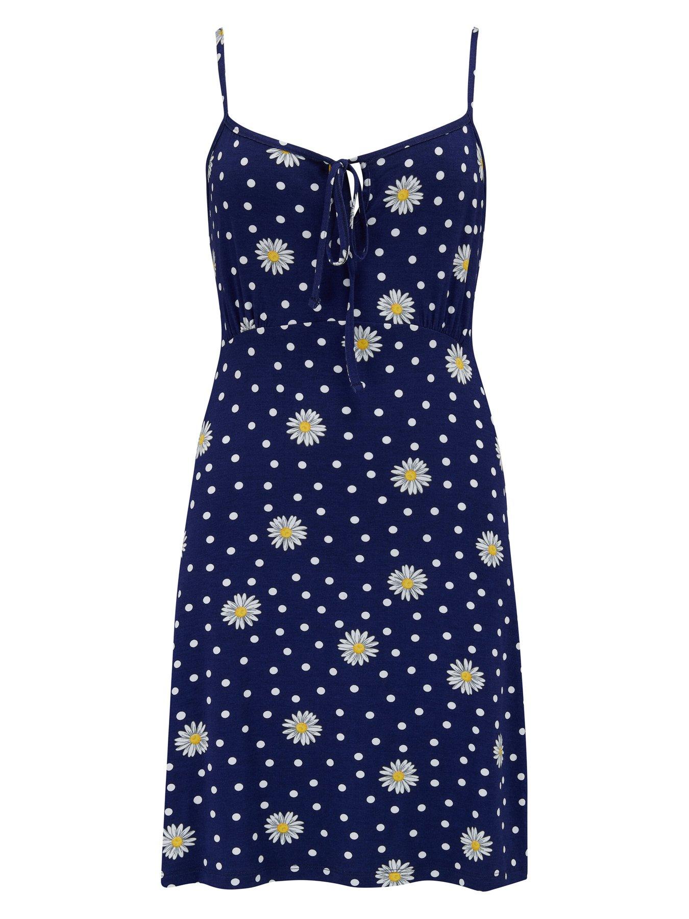  image of pour-moi-strappy-jersey-beach-dress-with-lenzingtrade-ecoverotrade-viscose-fibres-dark-blue