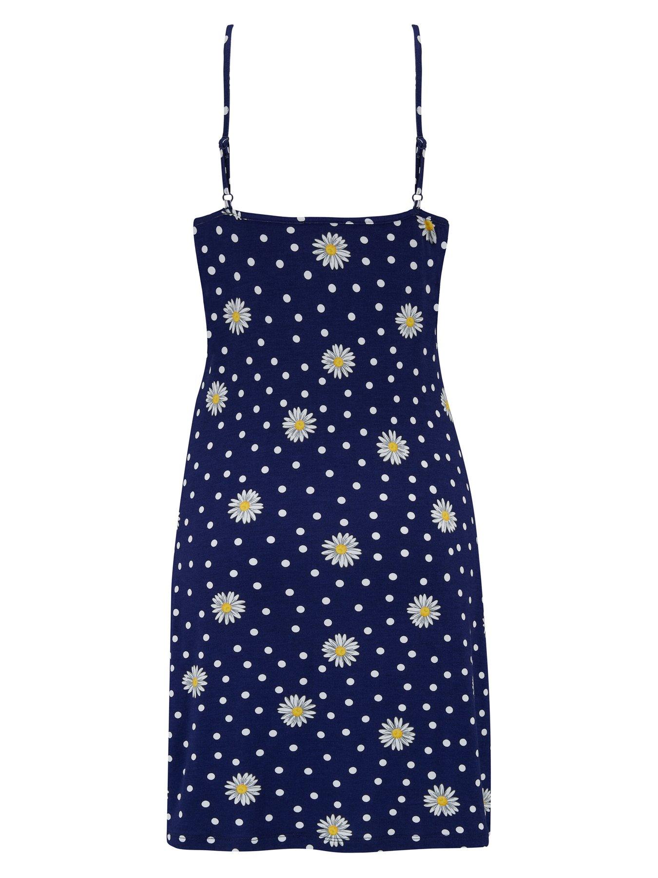  image of pour-moi-strappy-jersey-beach-dress-with-lenzingtrade-ecoverotrade-viscose-fibres-dark-blue