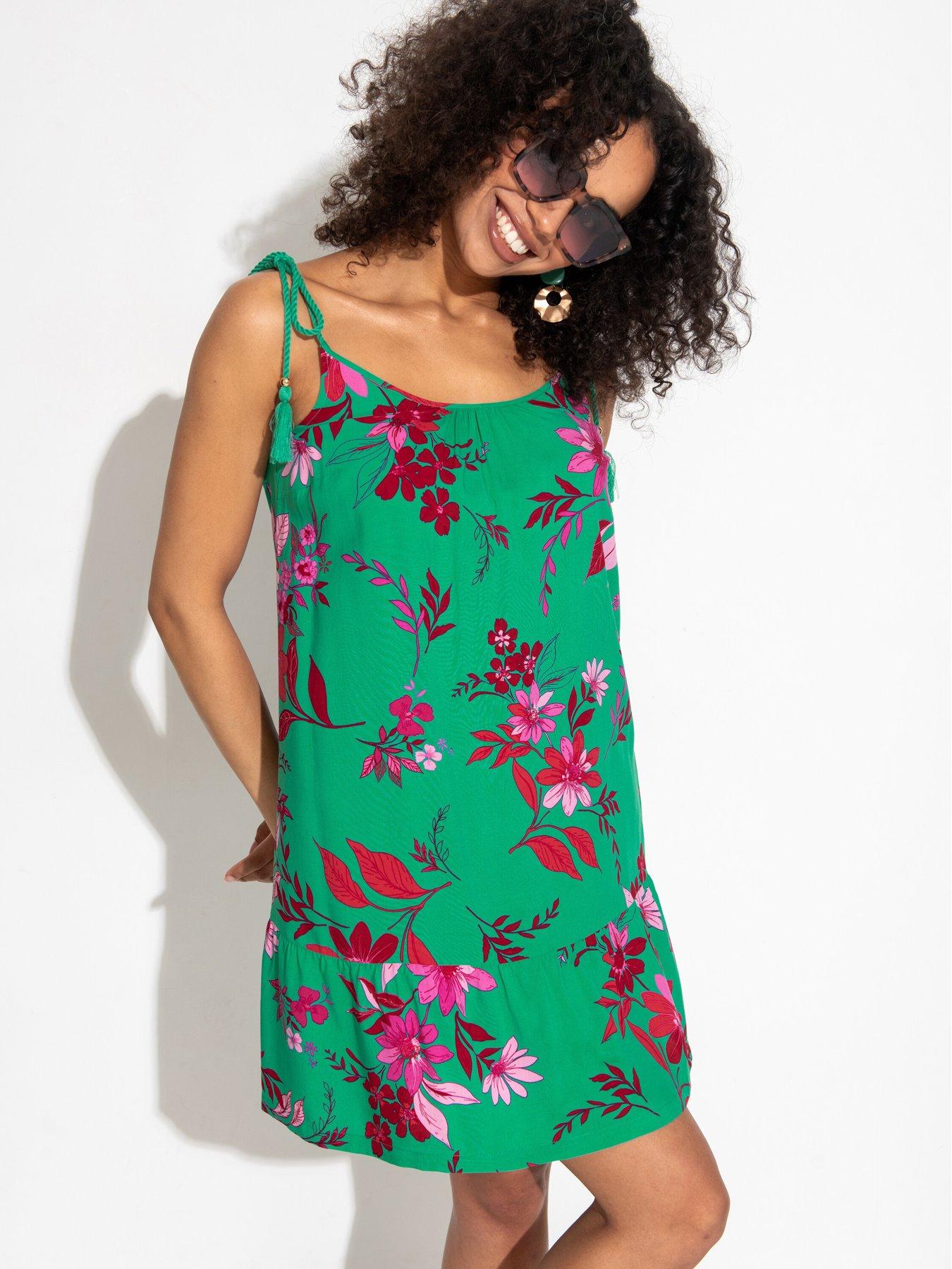undefined Swing Beach Dress - Multi