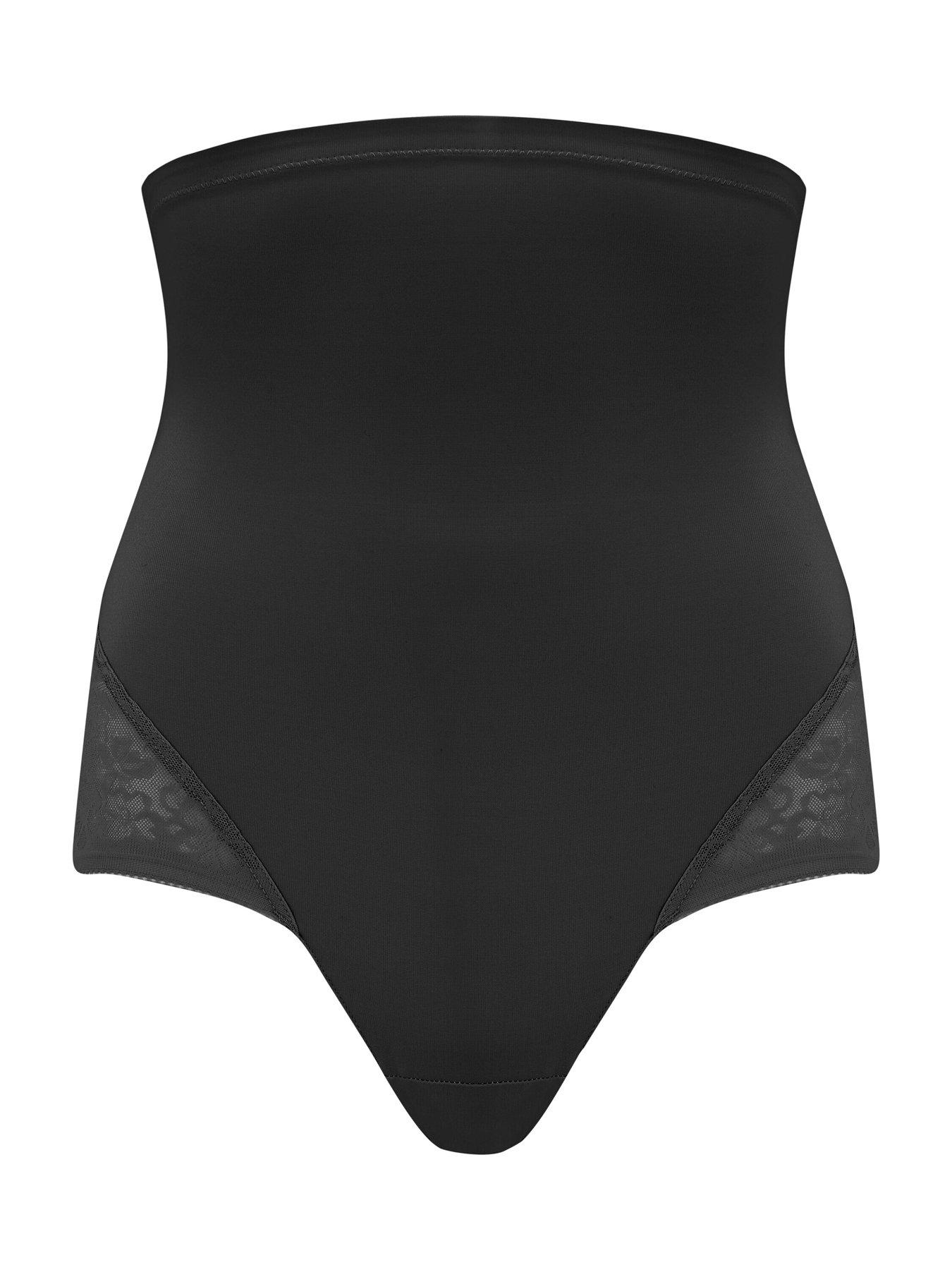  image of pour-moi-effortless-shapewear-tummy-control-high-waist-brief-black