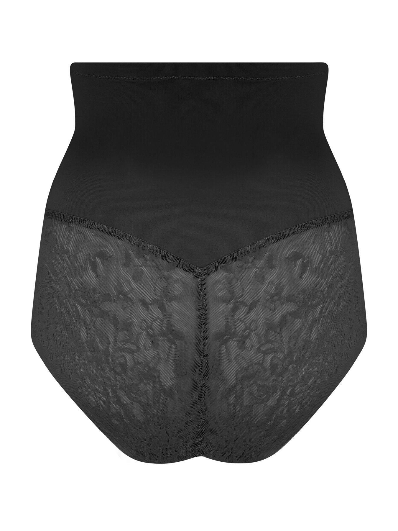 image of pour-moi-effortless-shapewear-tummy-control-high-waist-brief-black