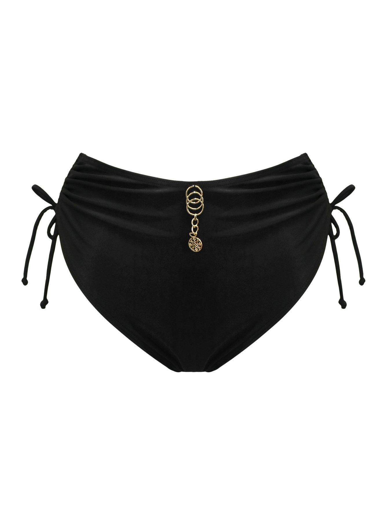 Image 3 of 4 of Pour Moi St Barts Adjustable High-Waist Control Brief - Black