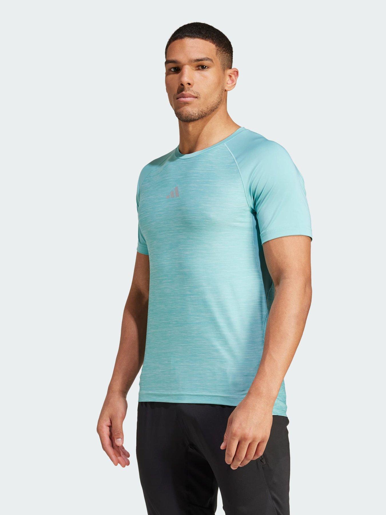 undefined Gym+ Training 3-Stripes Tee - Black
