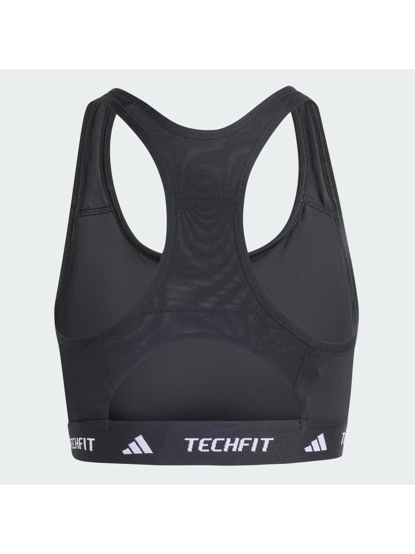  image of adidas-techfit-medium-support-bra-black