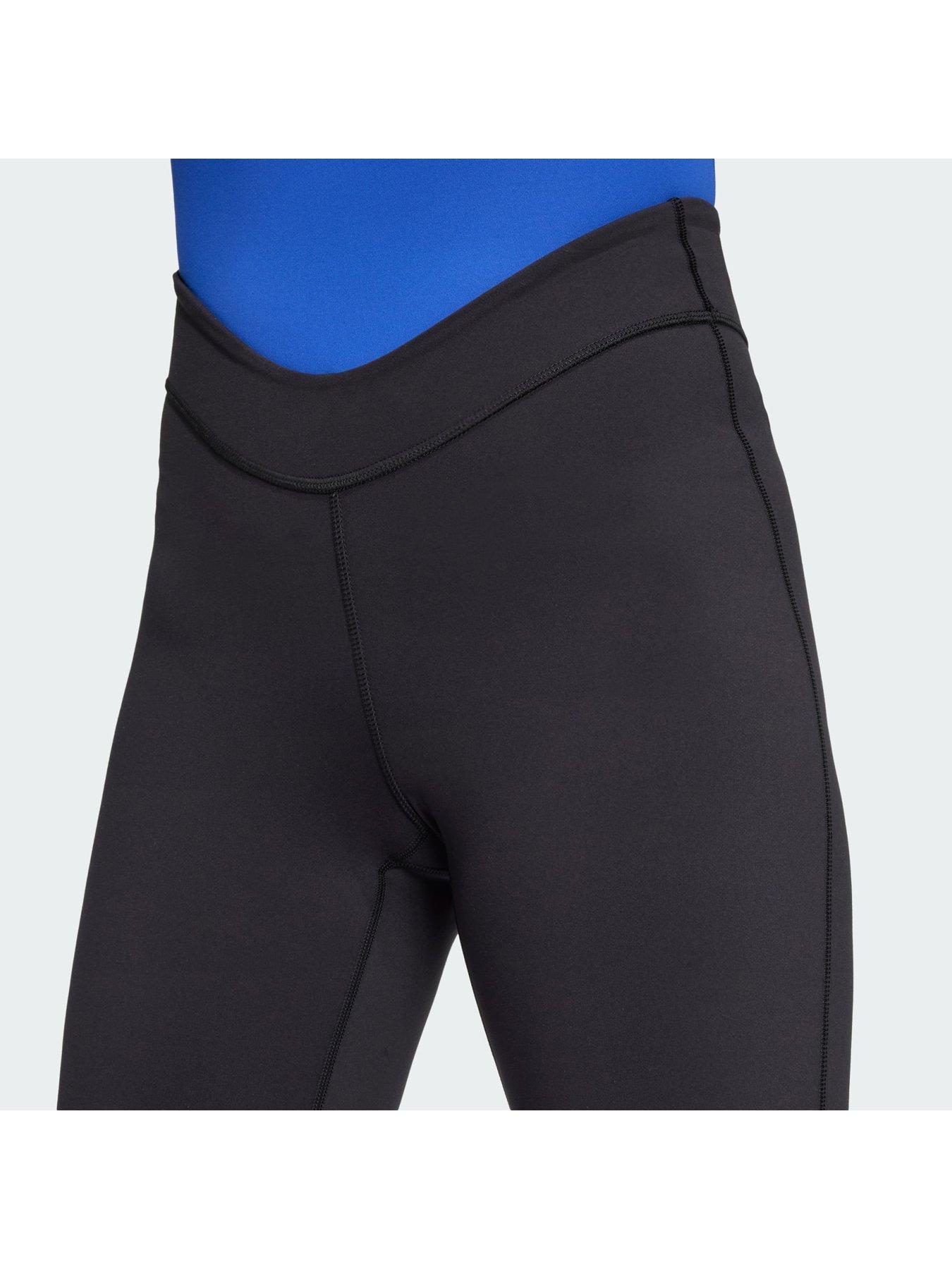  image of adidas-yoga-flared-pants-black