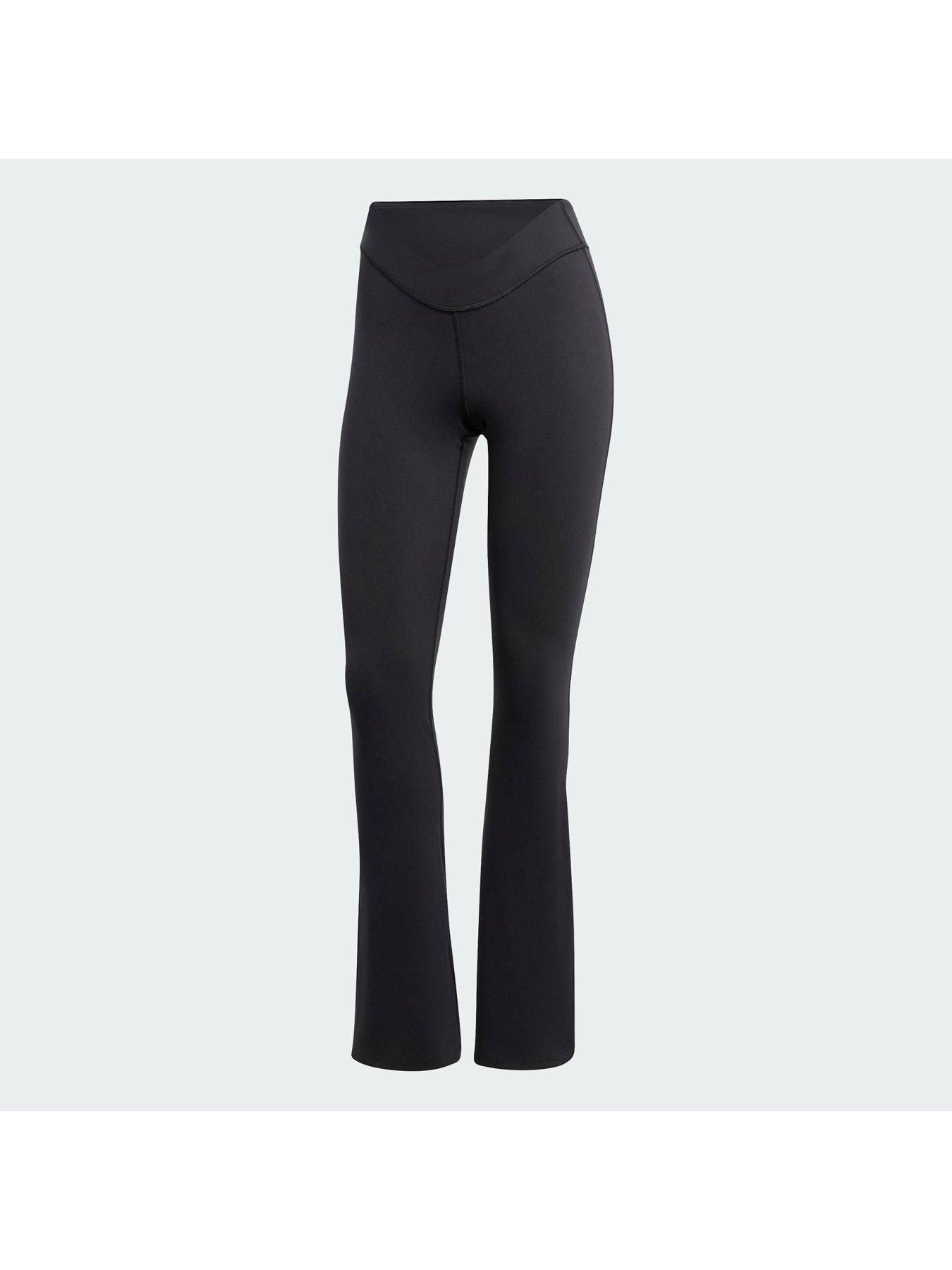  image of adidas-yoga-flared-pants-black