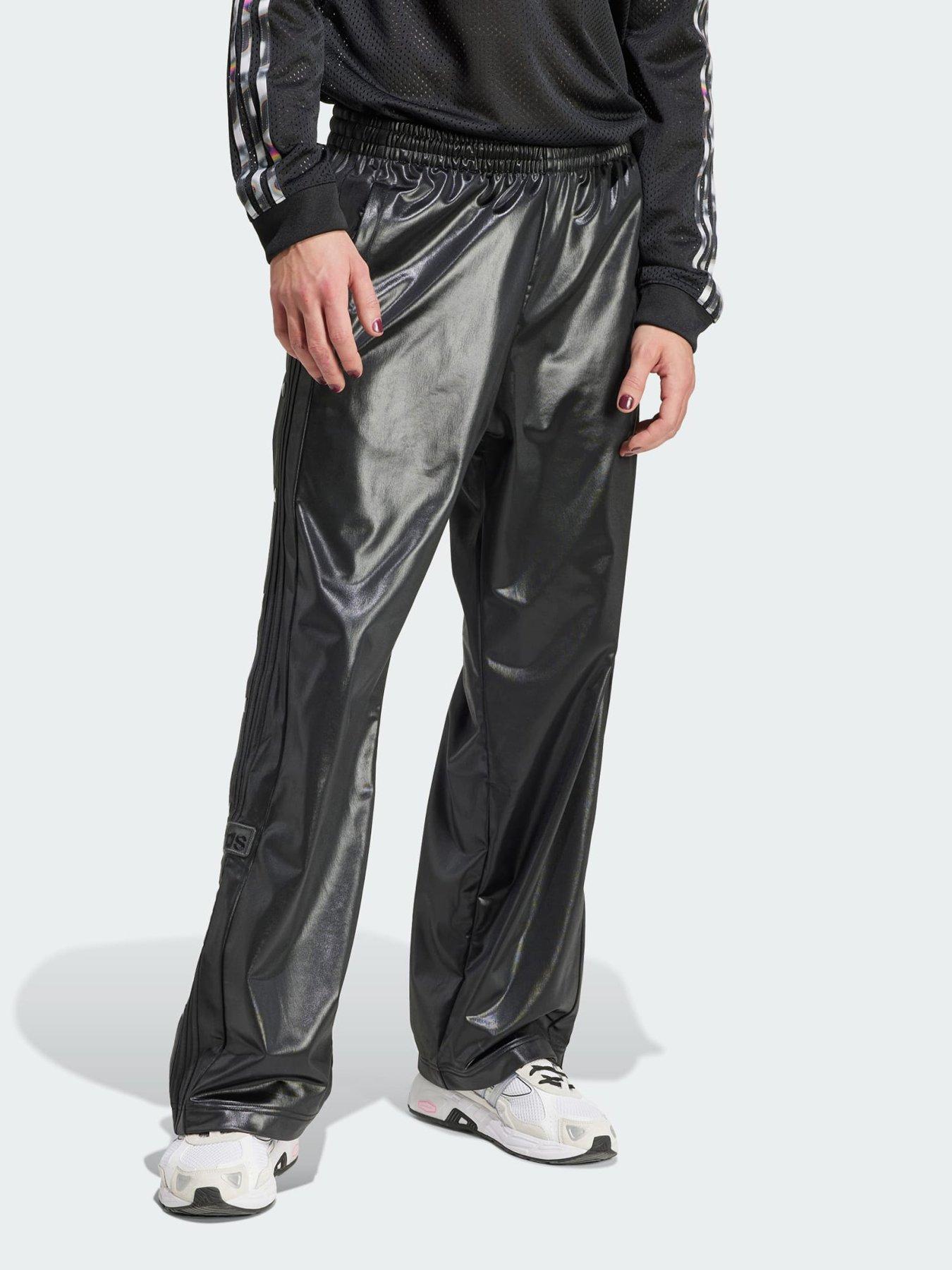 adidas Originals Pride Adibreak Shiny Pants Black littlewoods