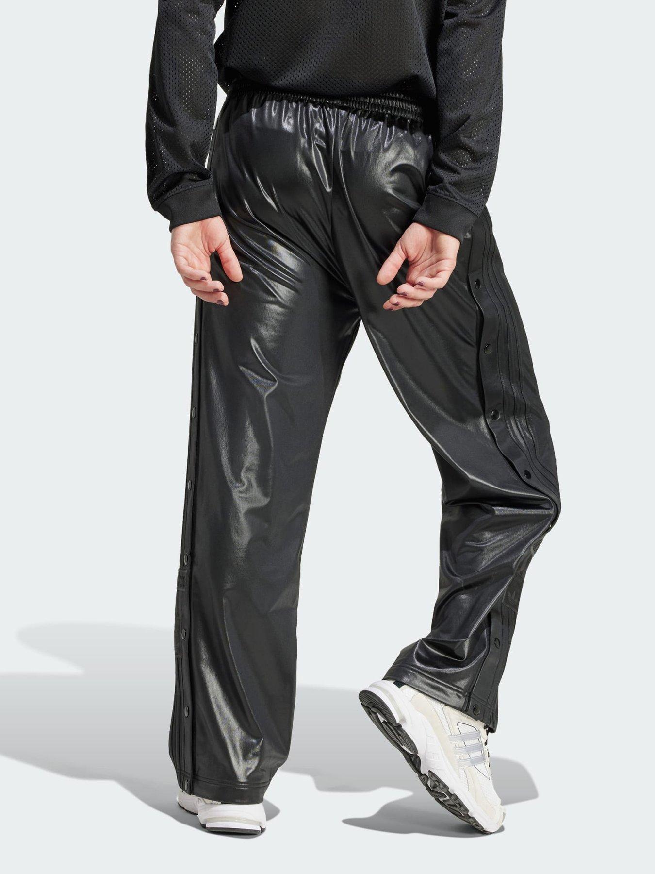 adidas Originals Pride Adibreak Shiny Pants - Black | littlewoods.com