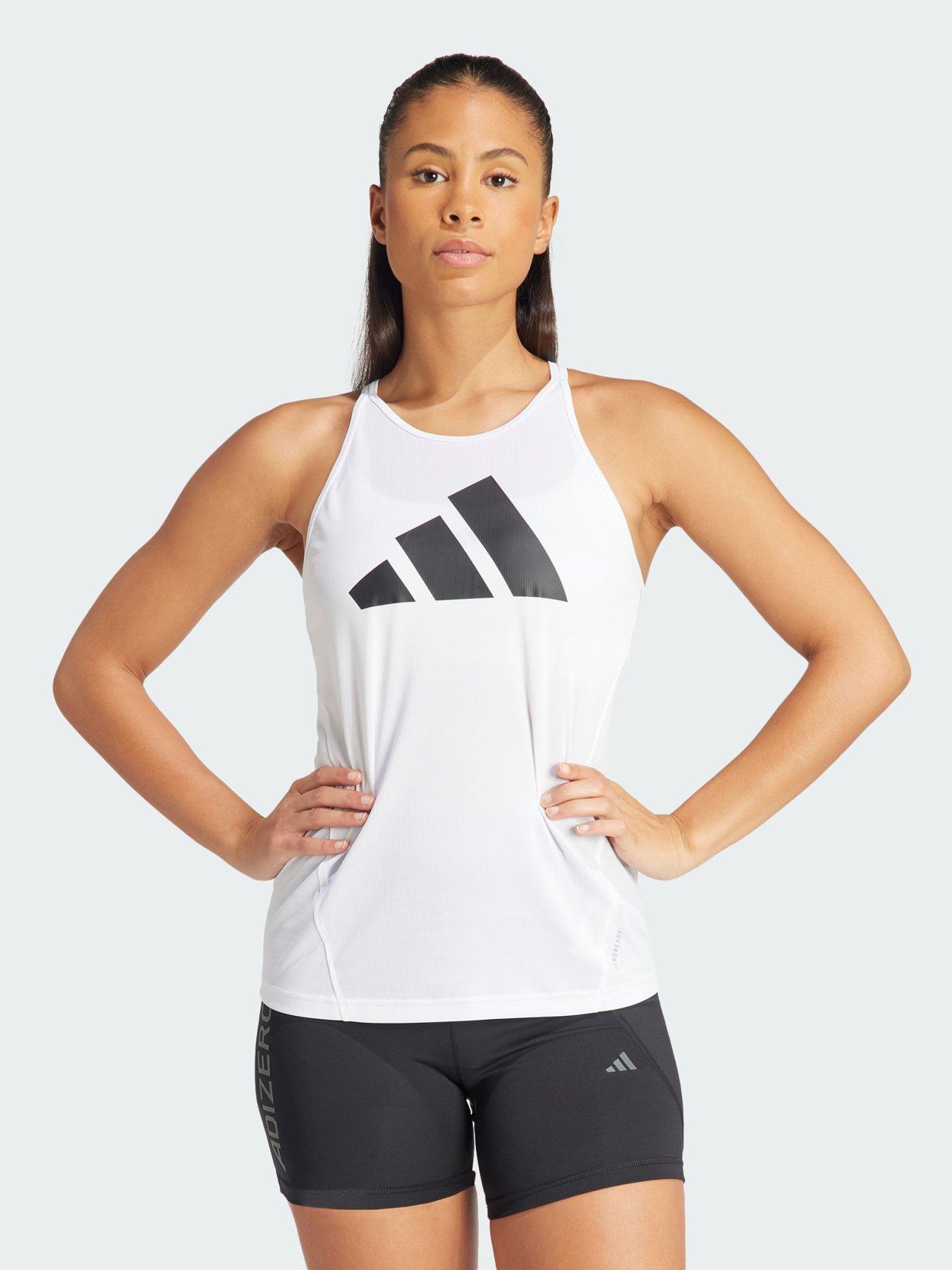 undefined Run It Tank Top - White