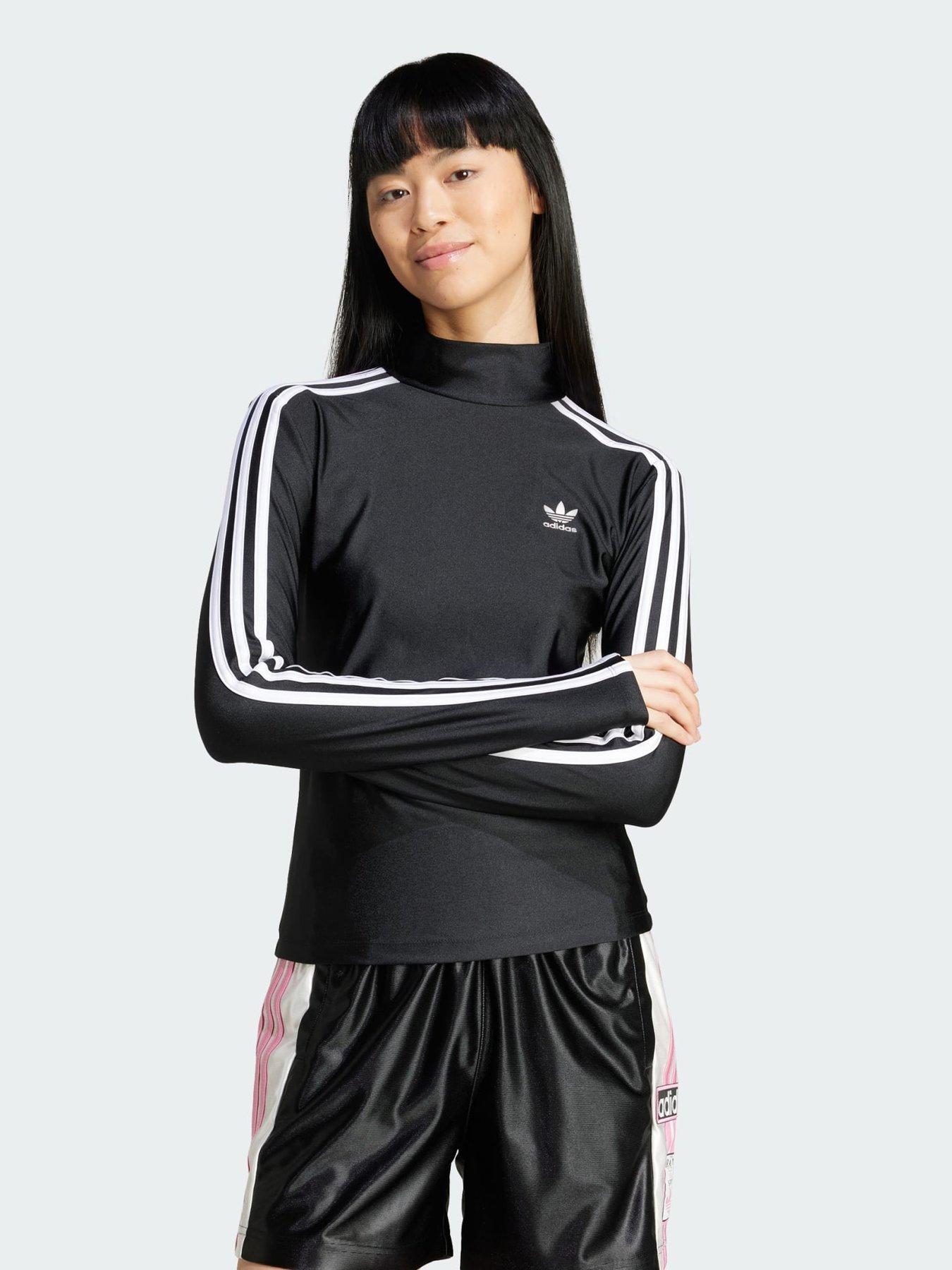 undefined Adicolor 3-Stripes Turtleneck Long Sleeve Tee