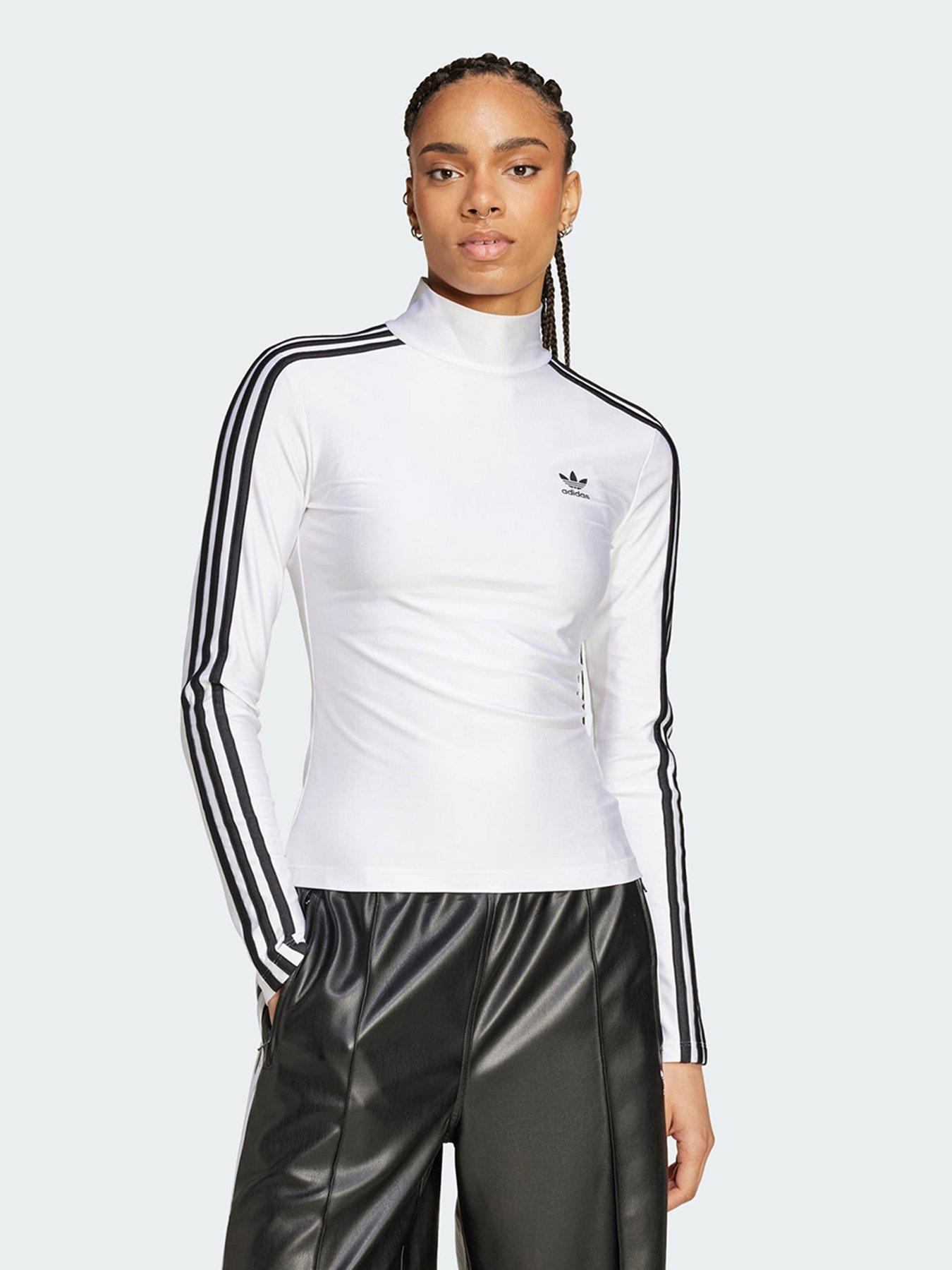 undefined Adicolor 3-Stripes Turtleneck Long Sleeve Tee