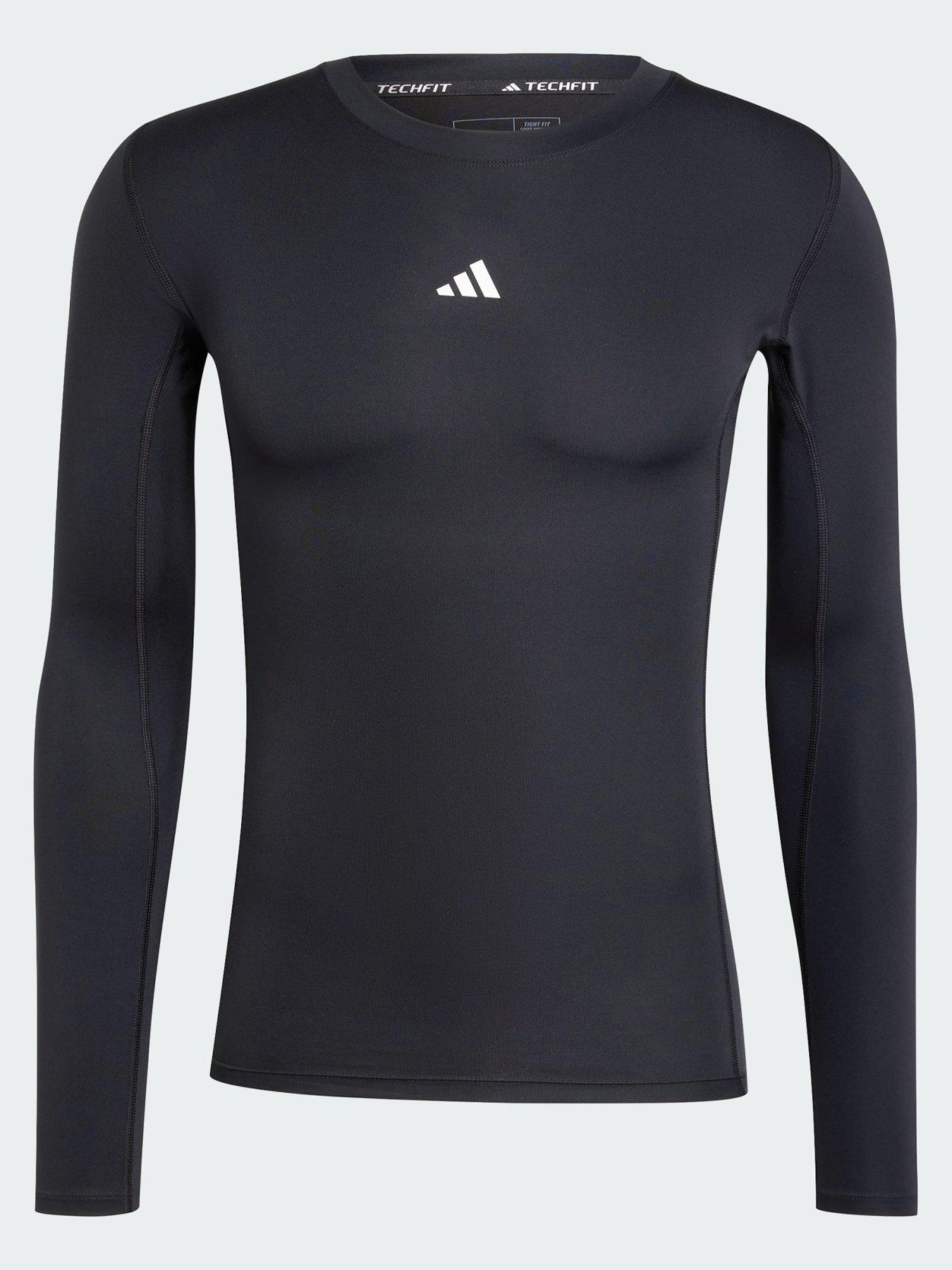  image of adidas-techfit-compression-training-long-sleeve-tee-black