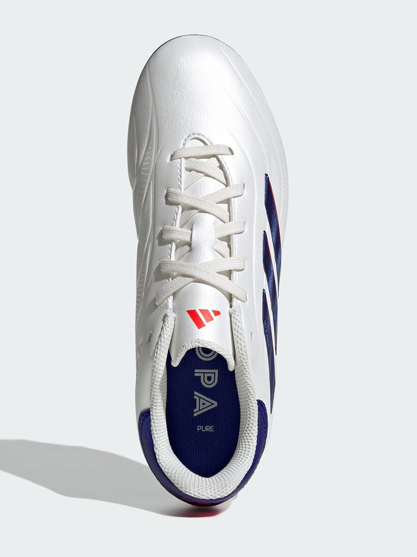  image of adidas-copa-pure-2-league-firm-ground-boots-kids-white