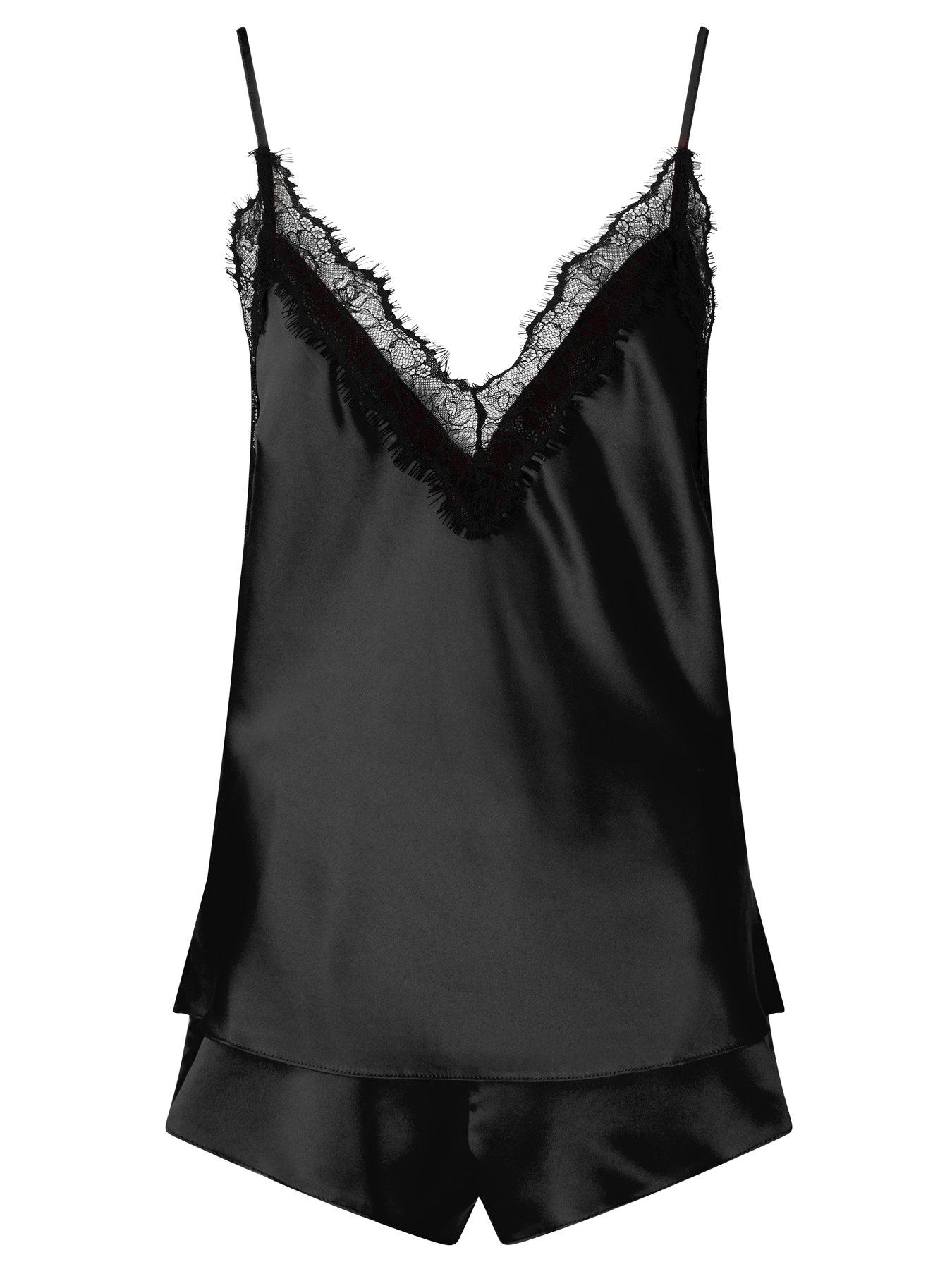 Image 4 of 4 of Ann Summers Cerise Cami Set - Black