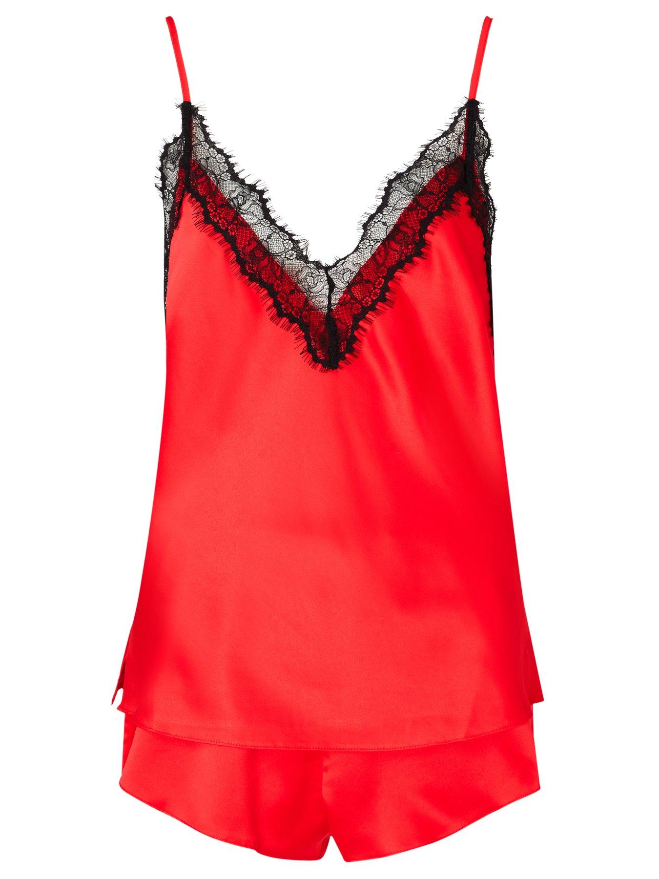 Image 4 of 4 of Ann Summers Cerise Cami Set