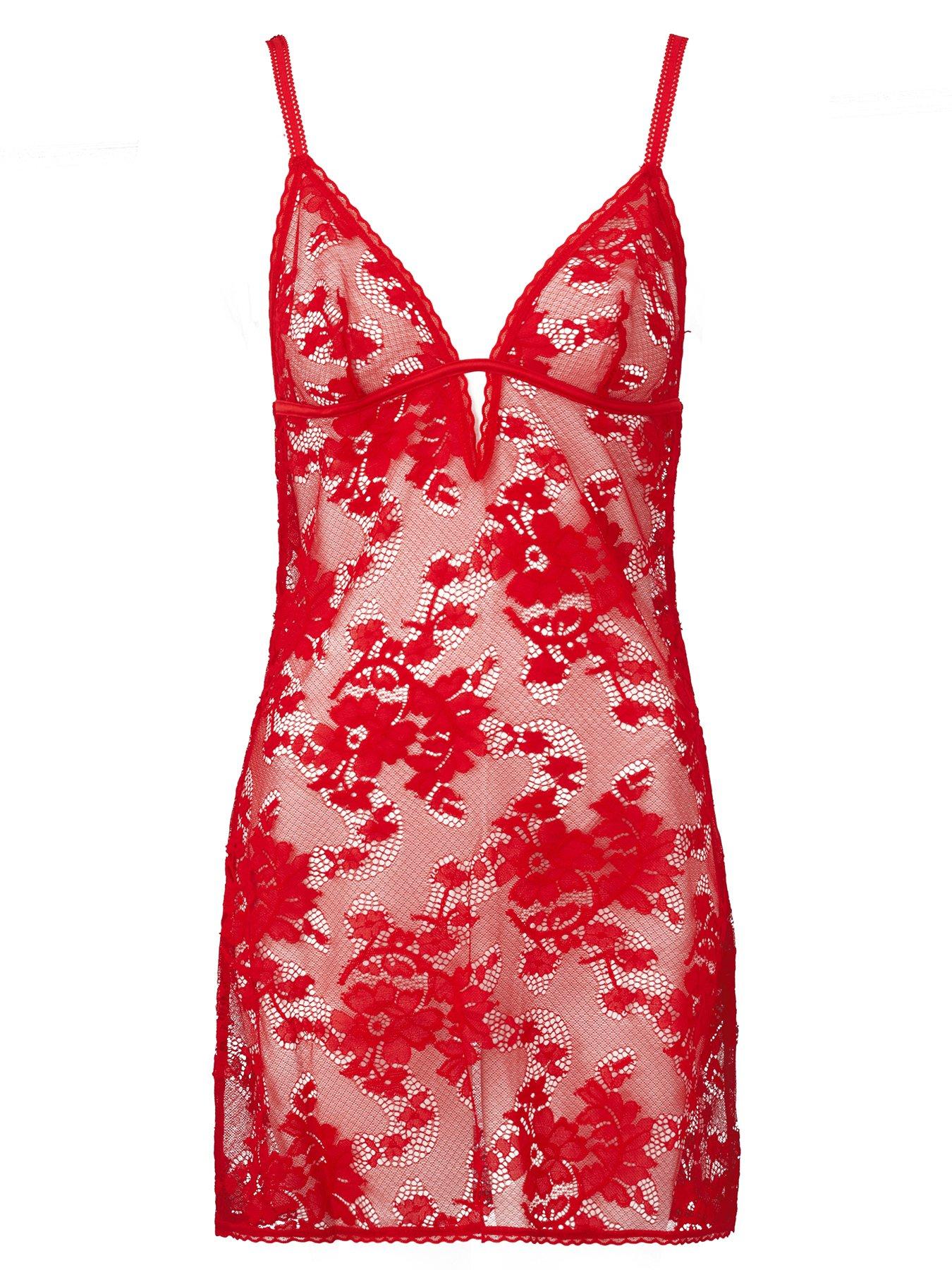  image of ann-summers-enlightening-chemise-red