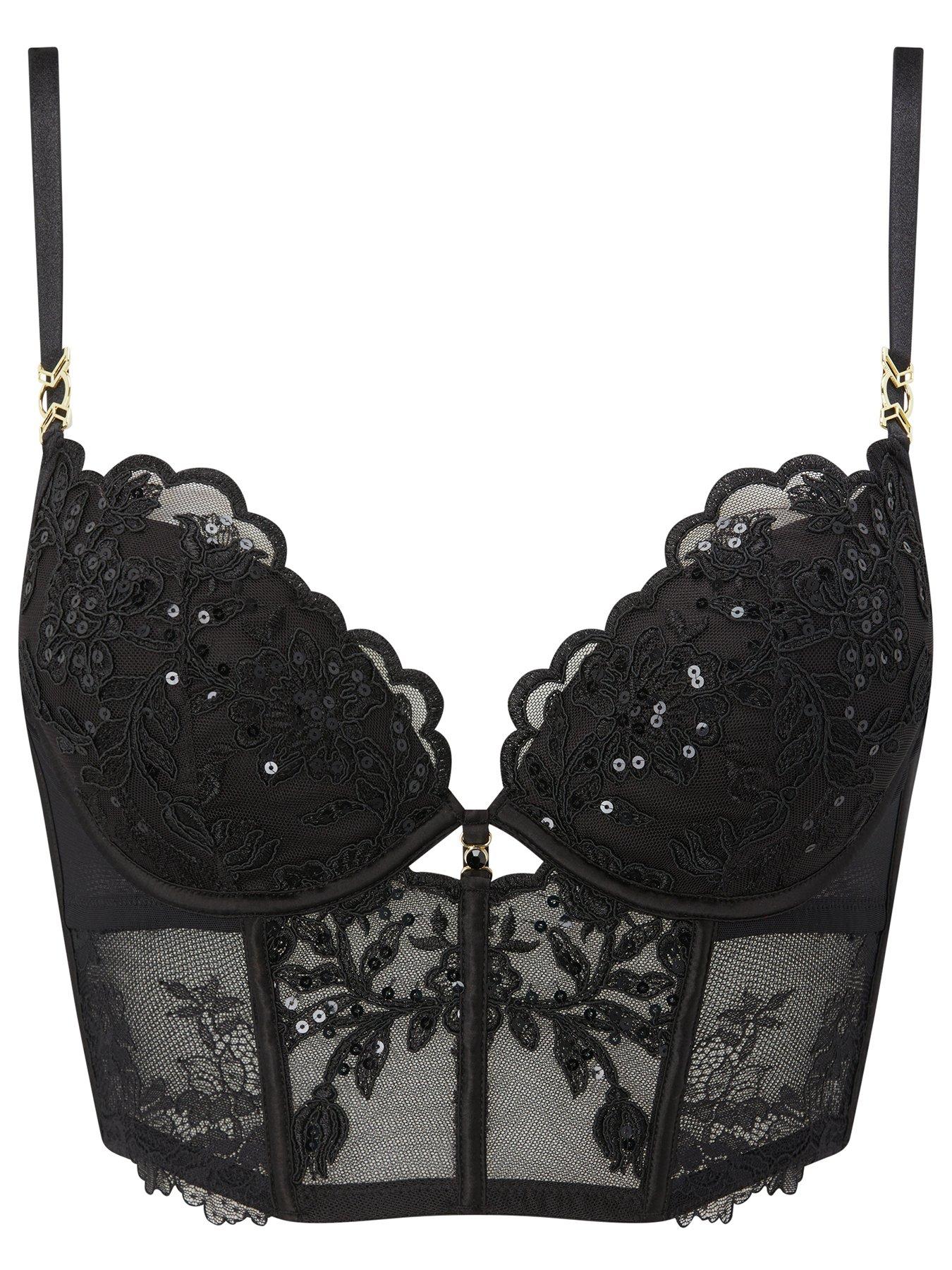Image 4 of 4 of Ann Summers Icon Padded Corset - Black