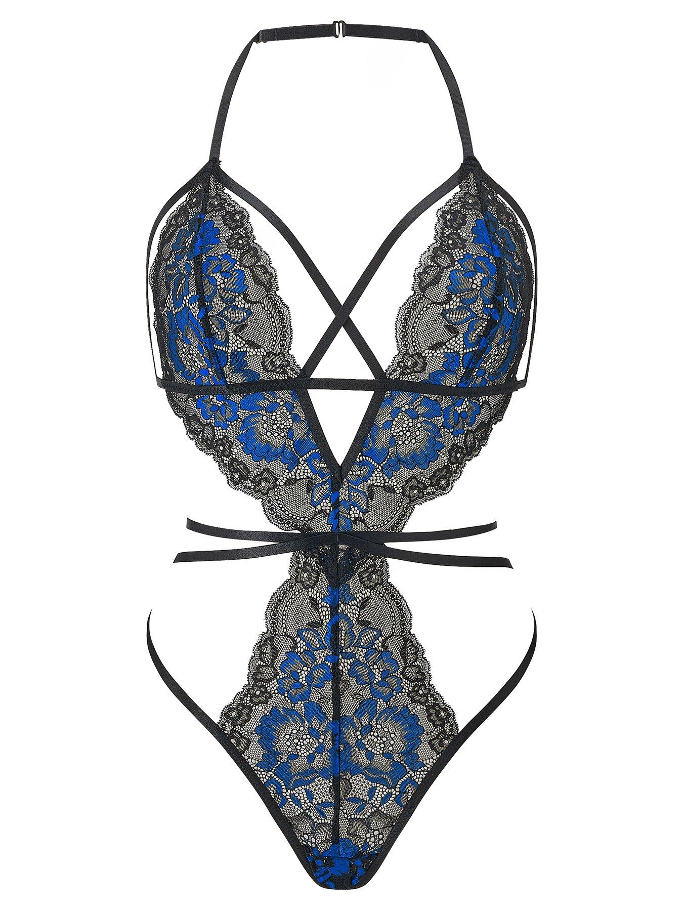  image of ann-summers-liberty-crotchless-body-blackmulti
