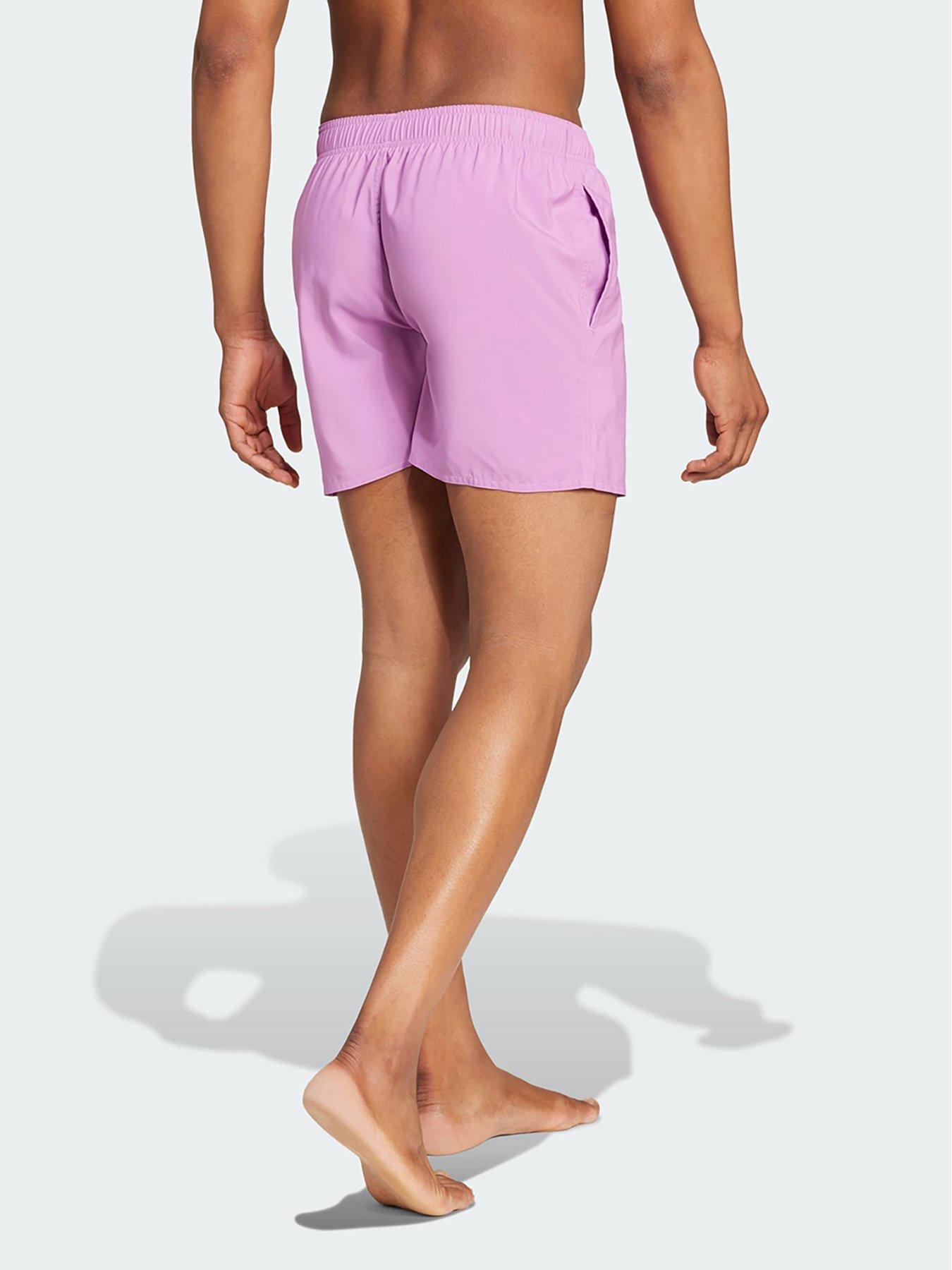 Image 2 of 5 of adidas Solid CLX Short-Length Swim Shorts