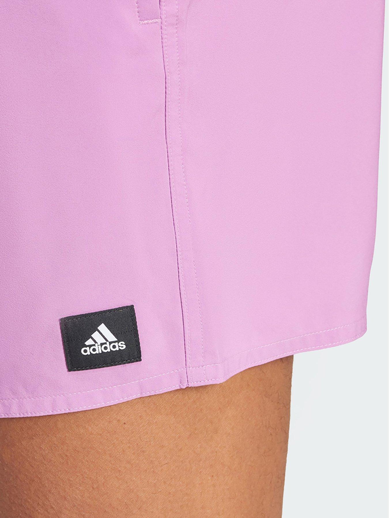 Image 4 of 5 of adidas Solid CLX Short-Length Swim Shorts