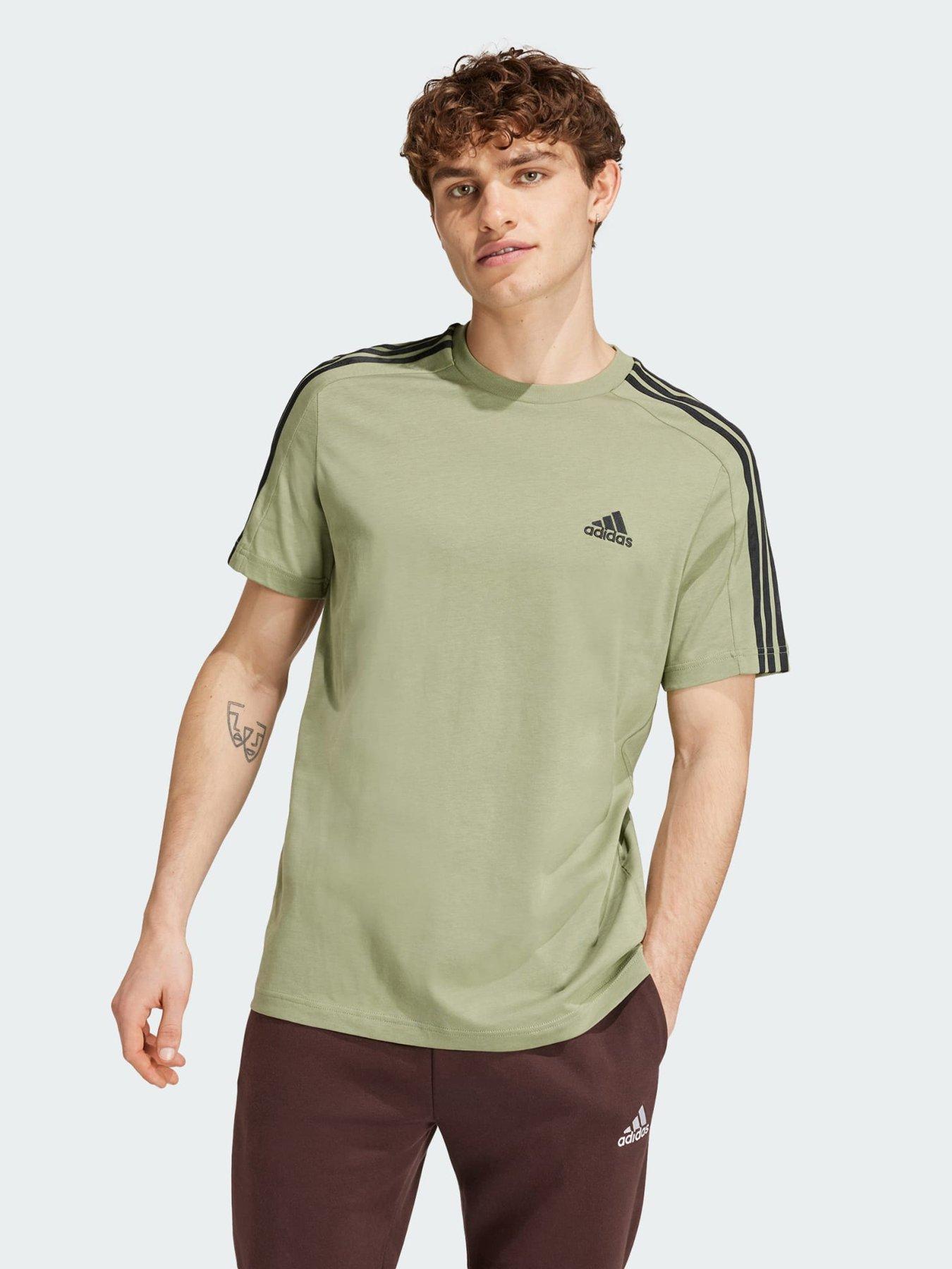 undefined Essentials Single Jersey 3-Stripes Tee