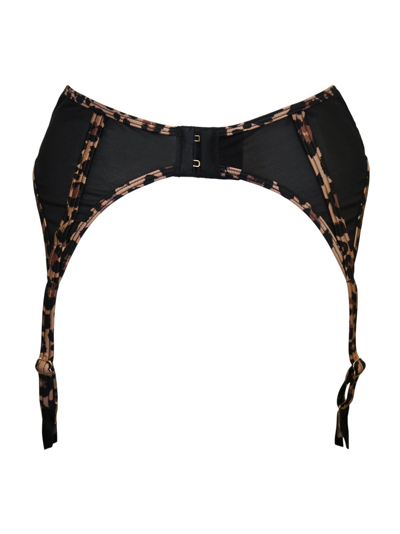  image of pour-moi-india-leopard-embroidered-suspender