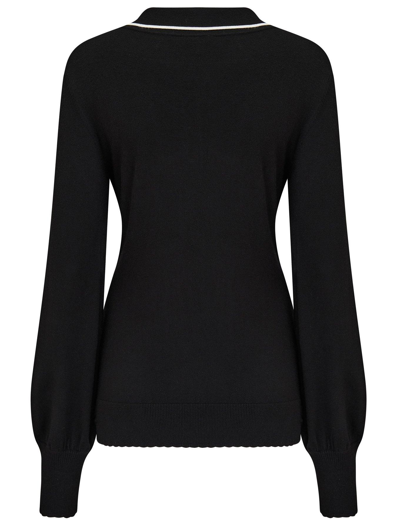  image of pour-moi-rowan-contrast-knit-jumper-with-lenzing-ecovero-viscose