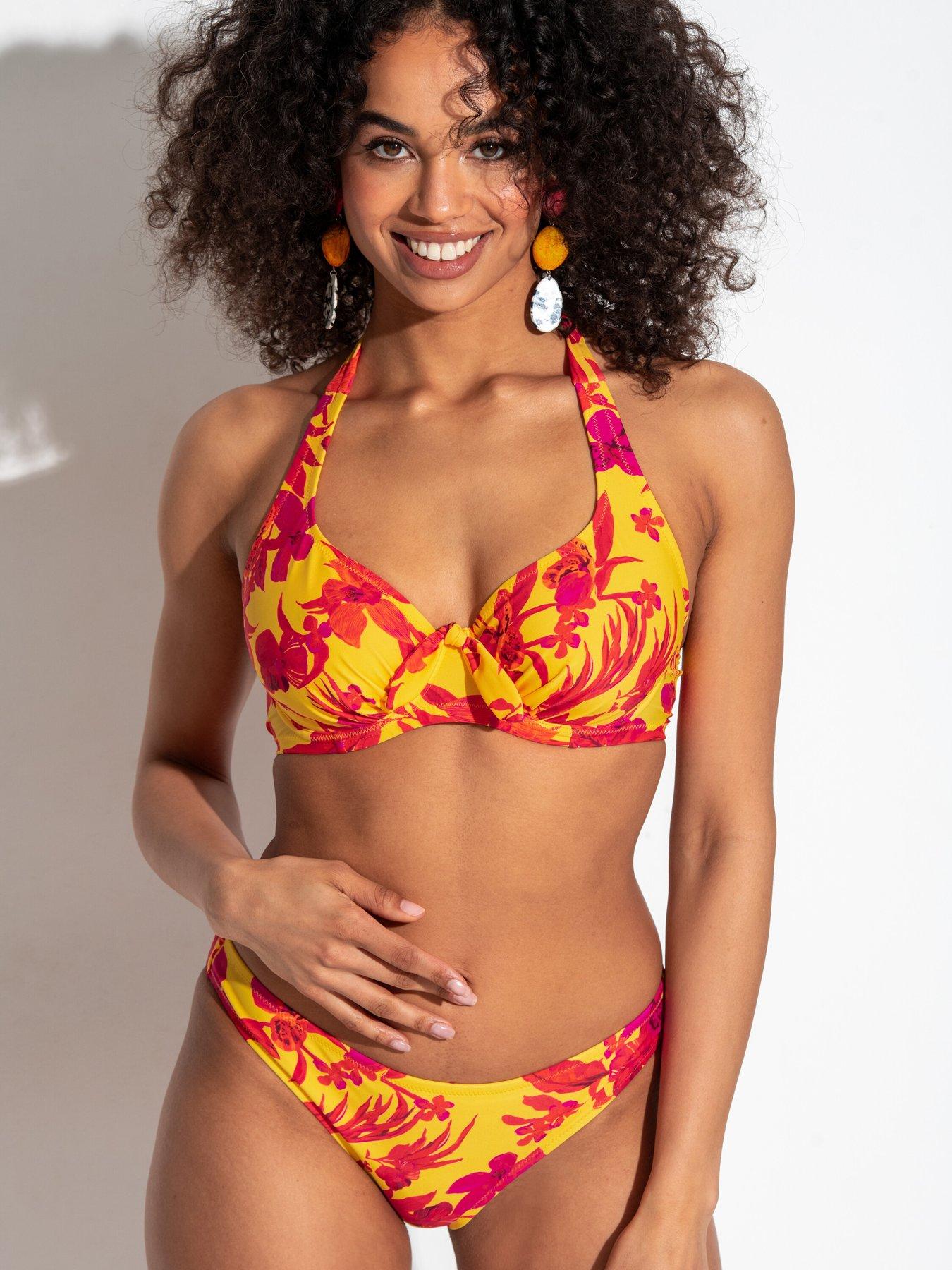 undefined Heatwave Halter Underwired Top - Bright Multi