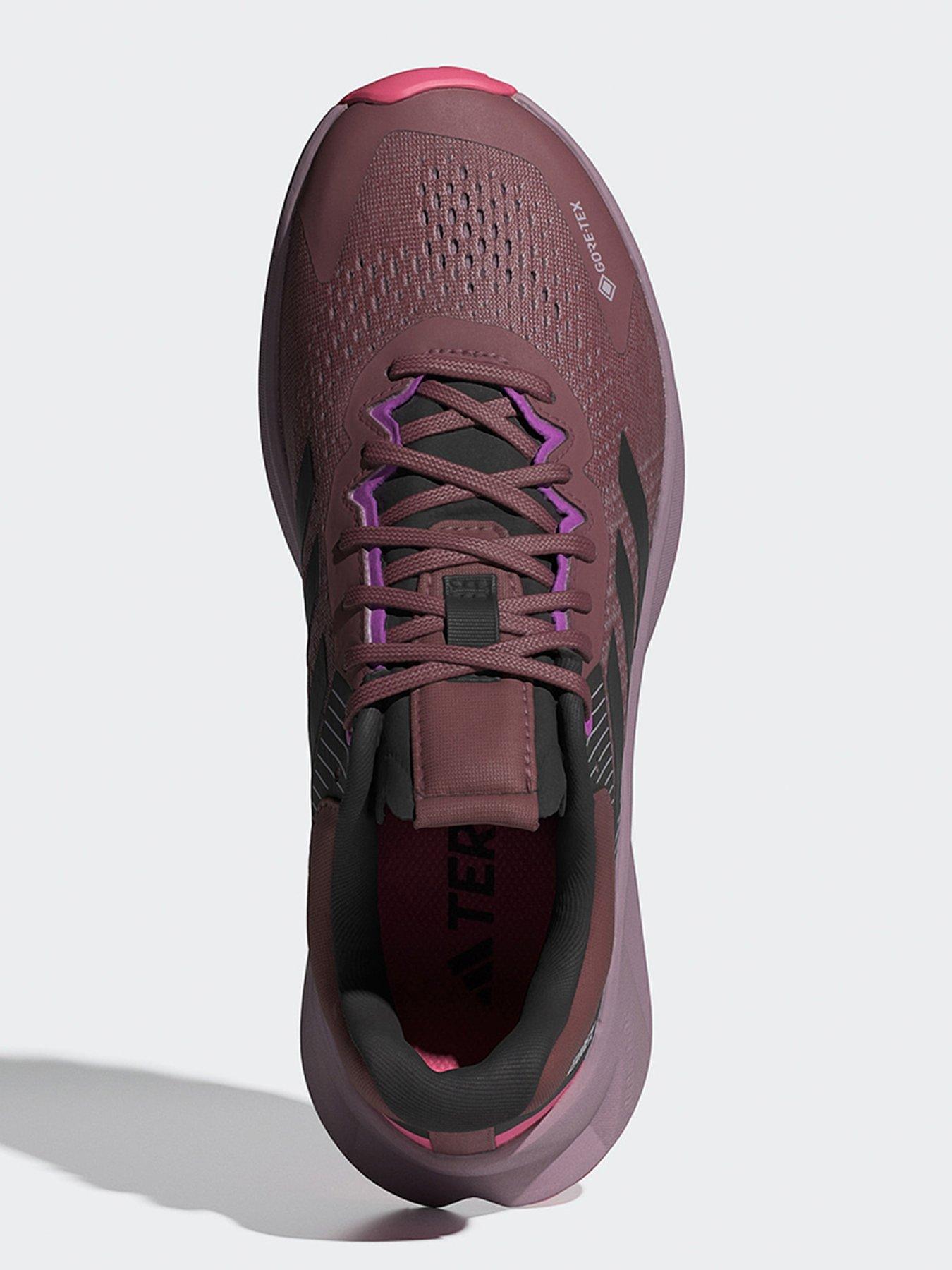  image of adidas-terrex-soulstride-flow-gore-tex-shoes-dark-red