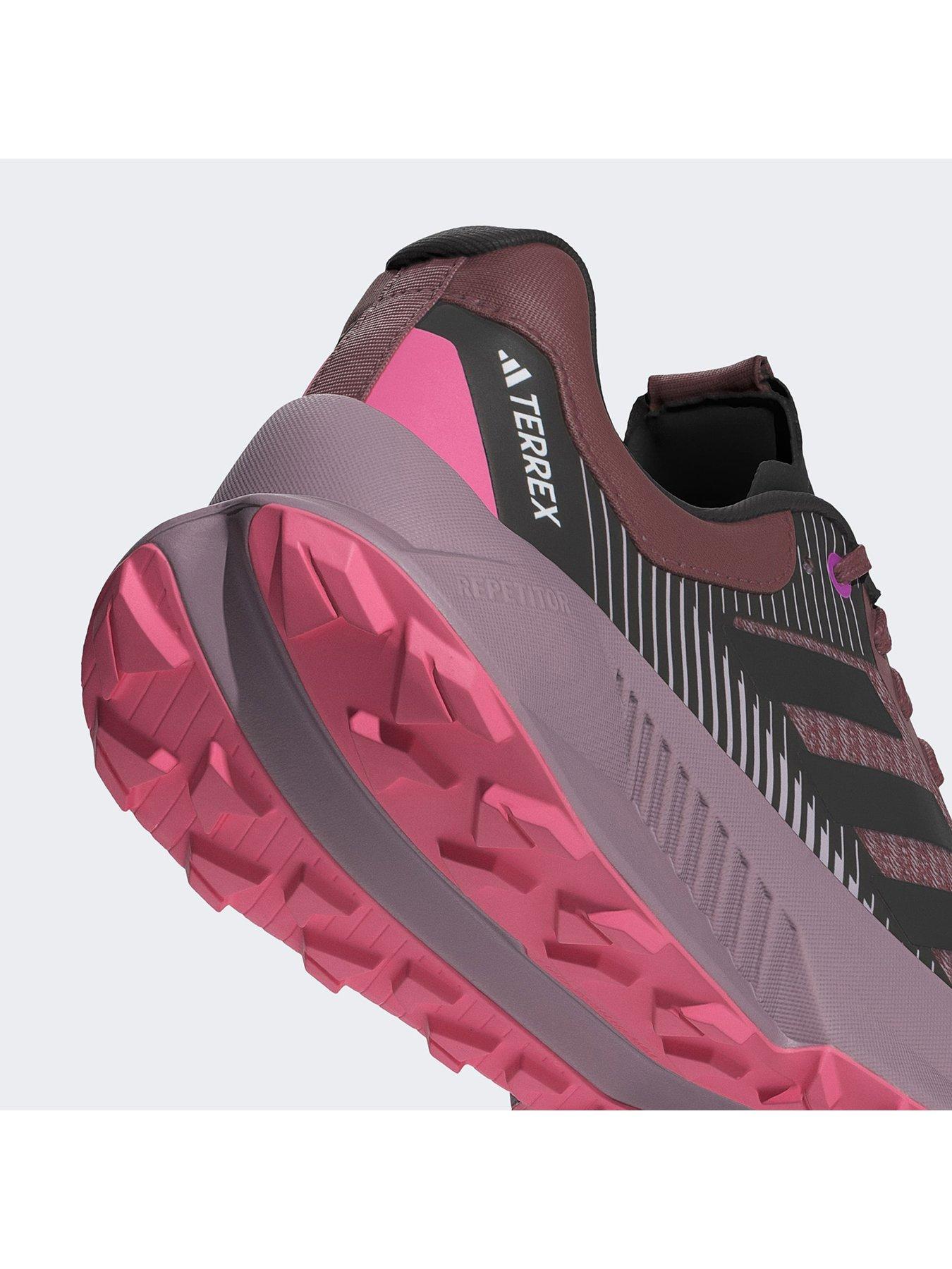  image of adidas-terrex-soulstride-flow-gore-tex-shoes-dark-red