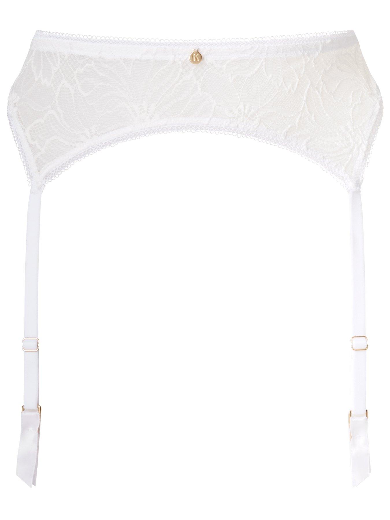  image of kbx-alice-suspender-belt-white