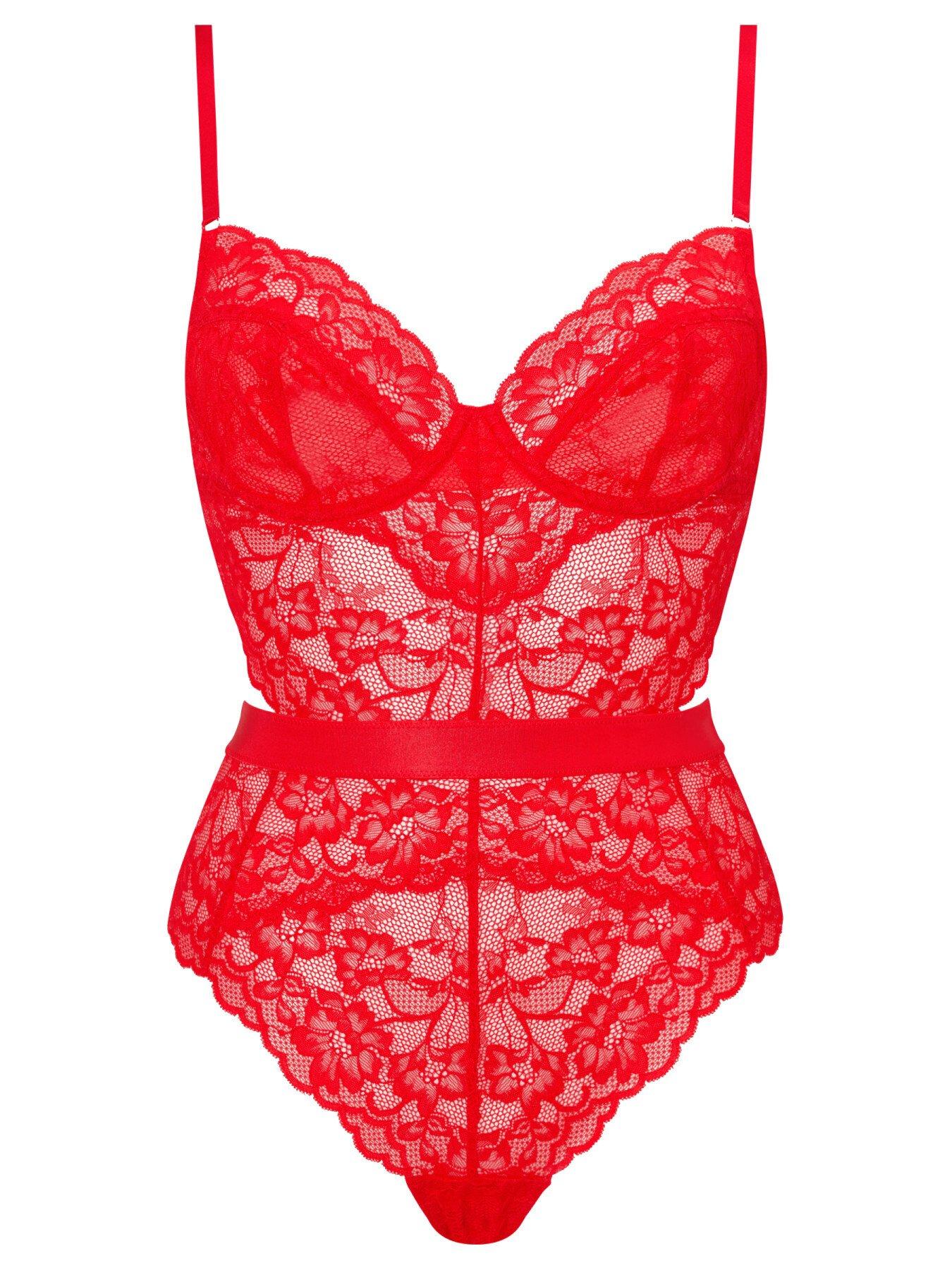 Image 4 of 4 of Ann Summers Hold Me Tight Body - Red