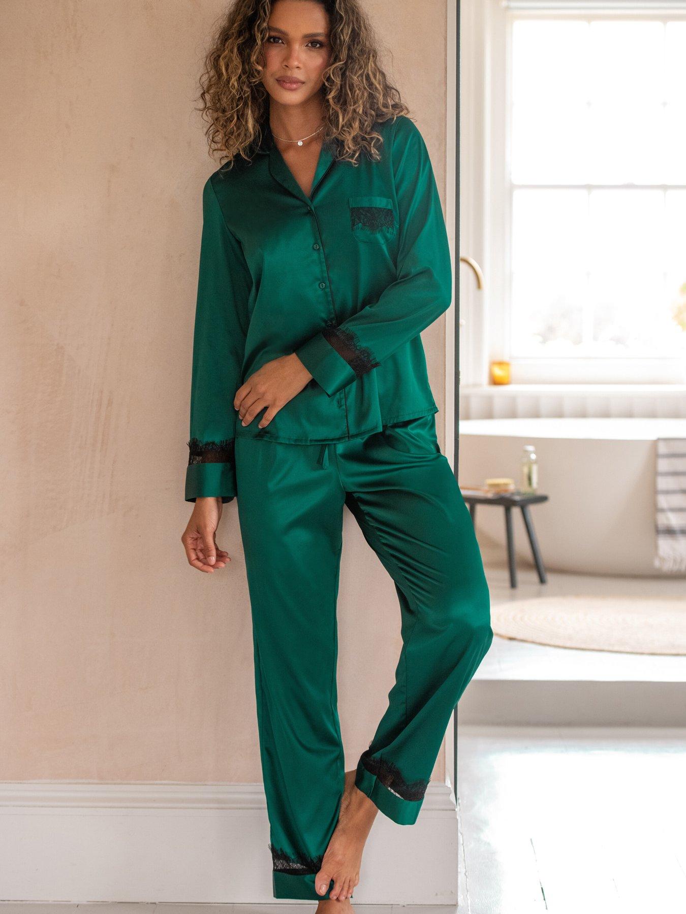 pour-moi-dusk-satin-and-lace-revere-collar-pyjama-set