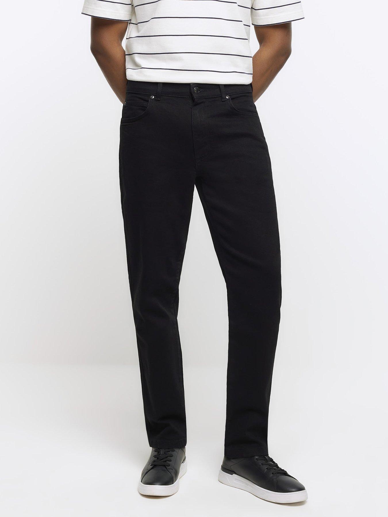 undefined Tapered Fit Jeans - Black