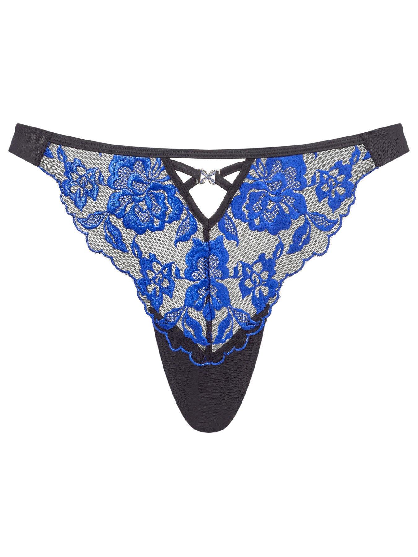 Image 4 of 4 of Ann Summers Endless Attraction Thong - Black/Multi