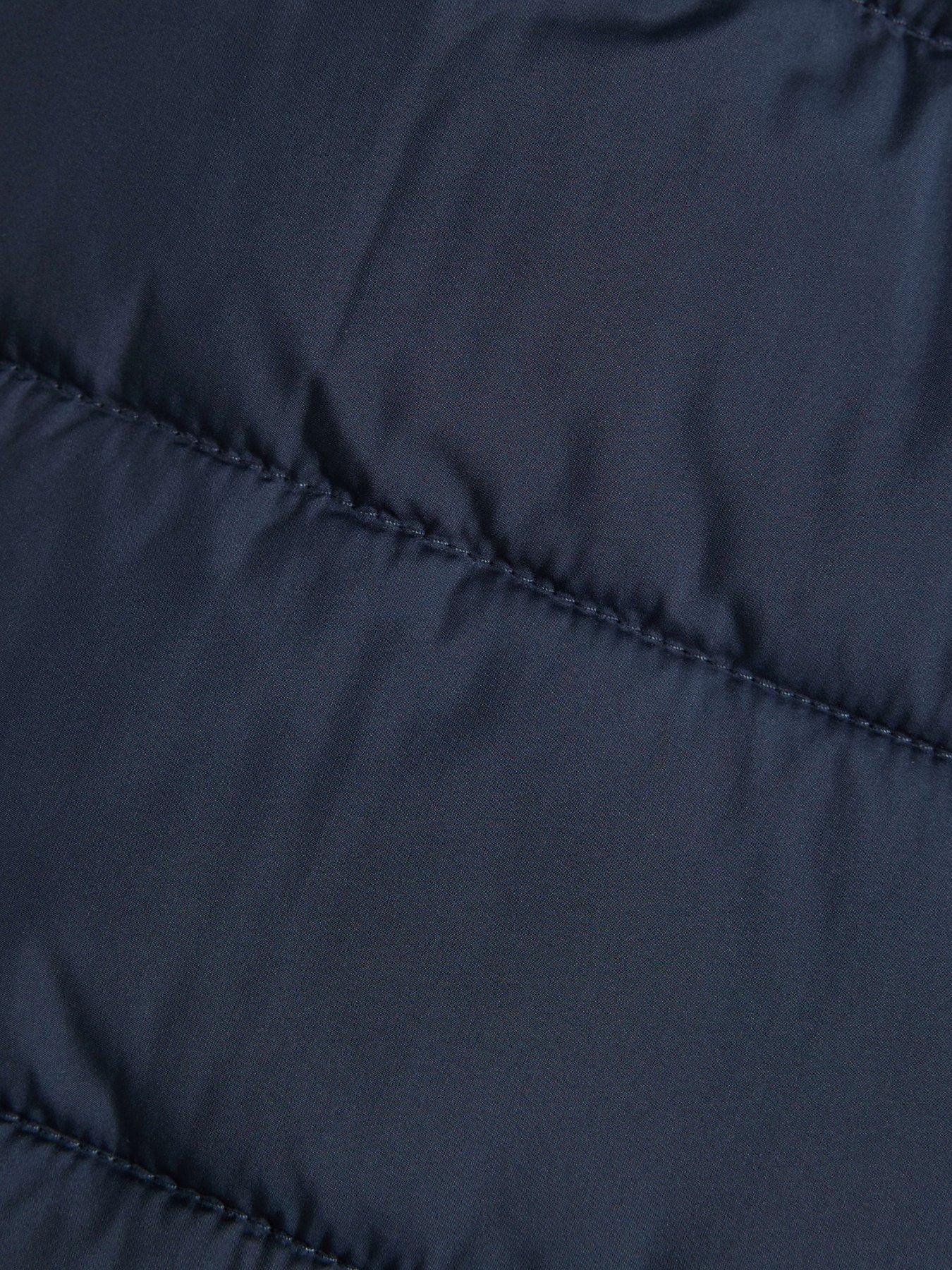  image of river-island-regular-fit-quilted-gilet-blue