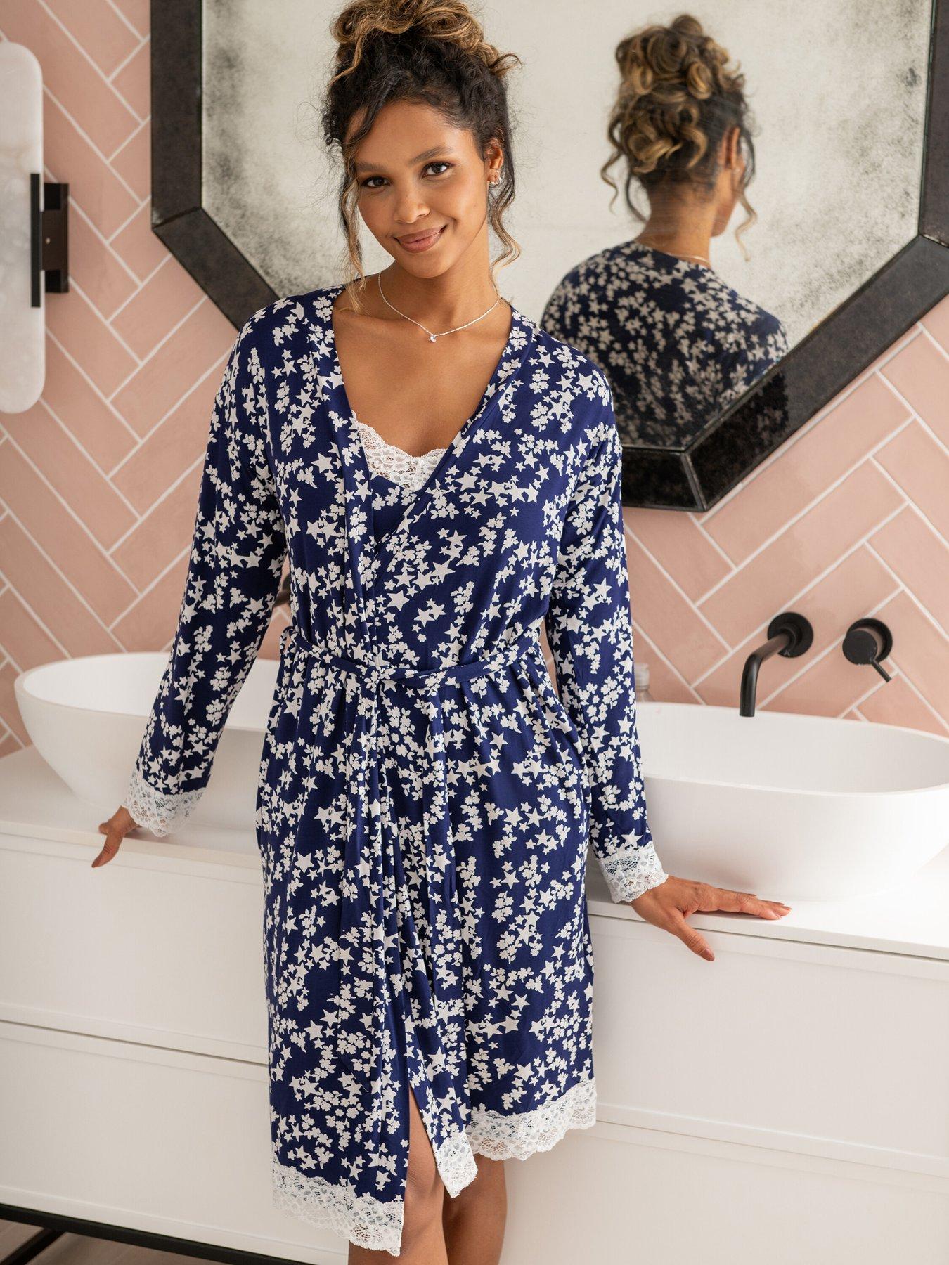 undefined Sofa Loves Lace Jersey Wrap Gown