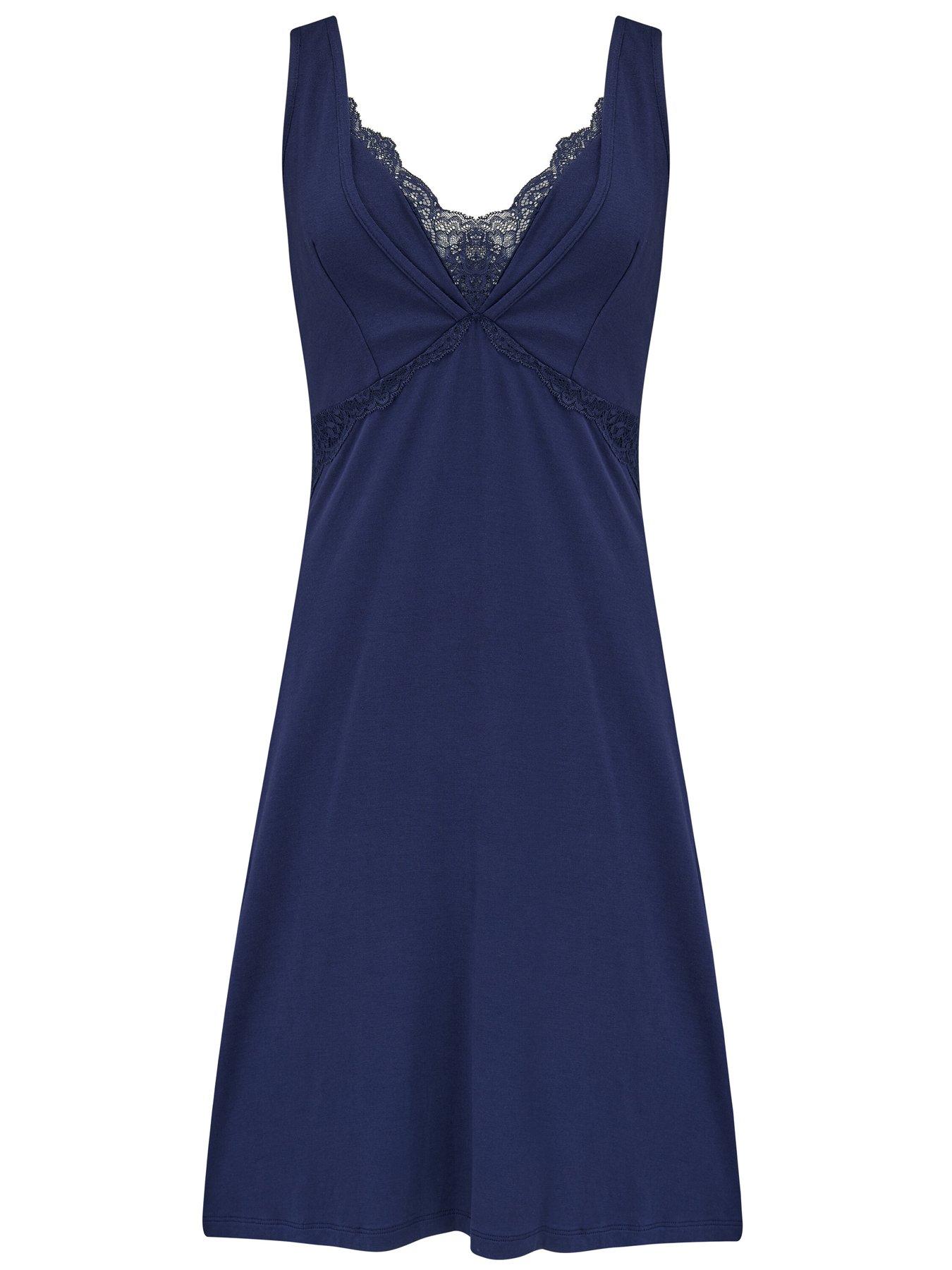 Image 3 of 4 of Pour Moi Sofa Loves Lace Hidden Mesh Support Soft Jersey Chemise