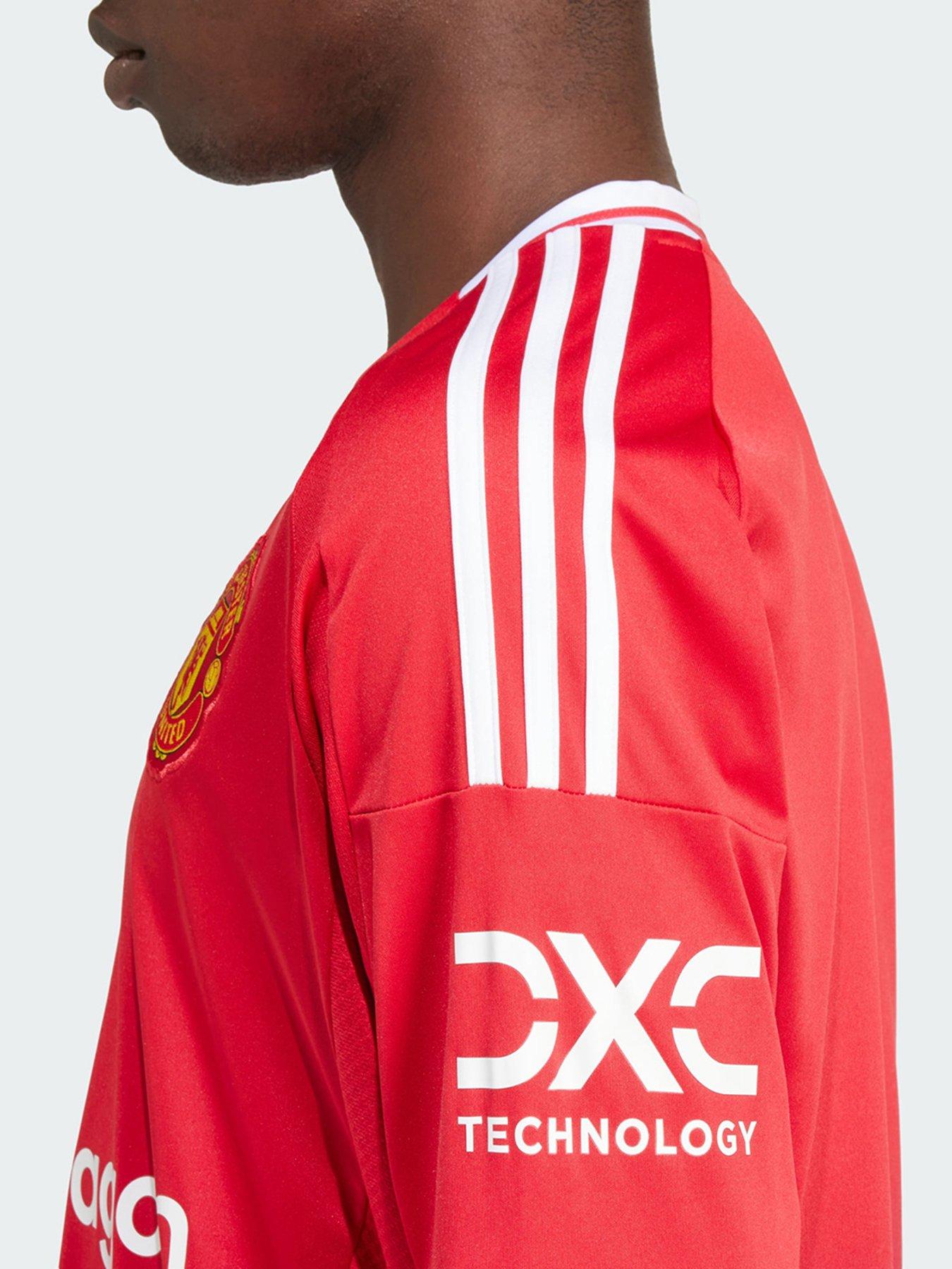  image of adidas-manchester-united-2425-long-sleeve-home-jersey-red