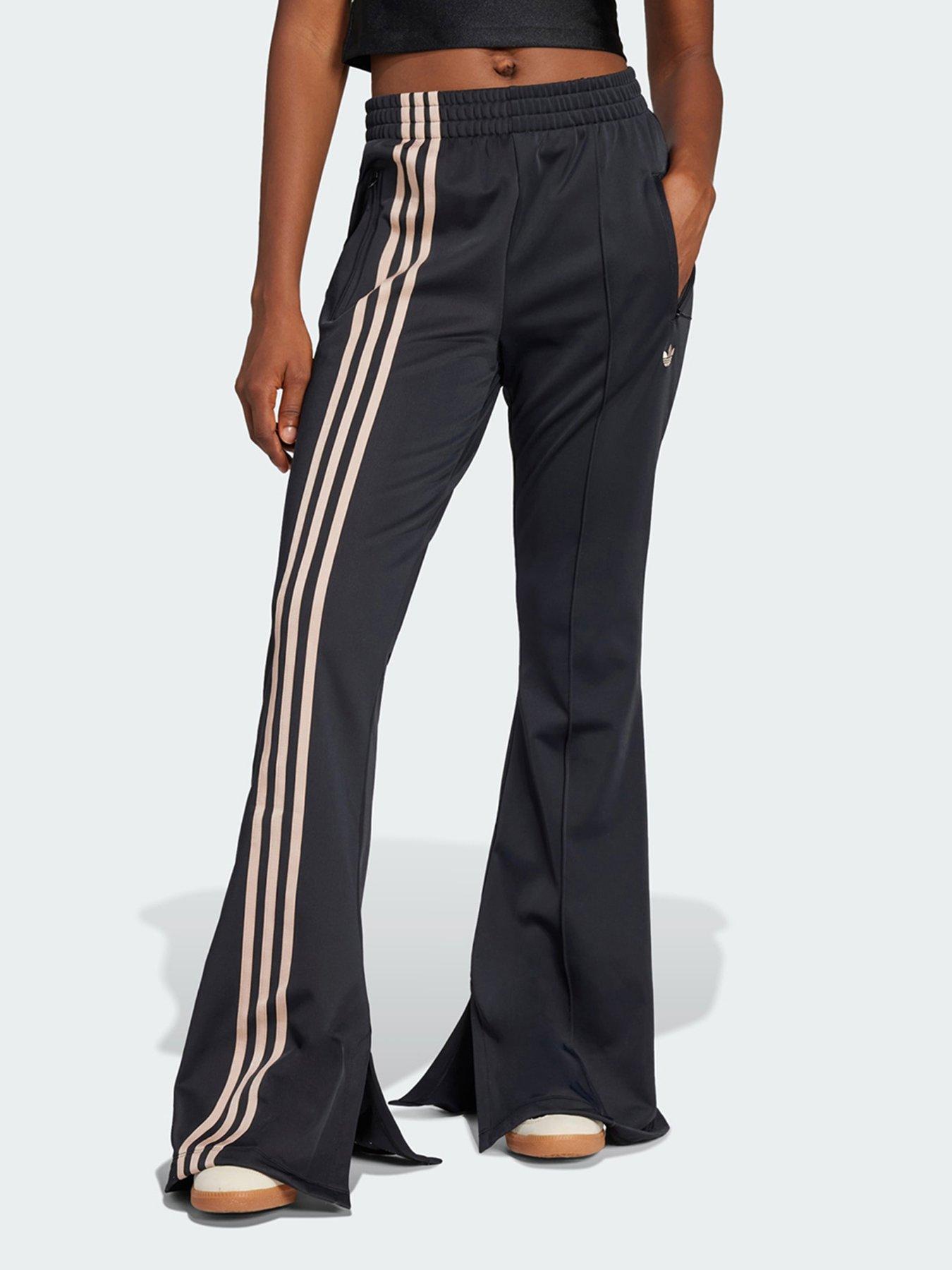 adidas Originals 3 Stripes Flared Firebird Track Pants littlewoods