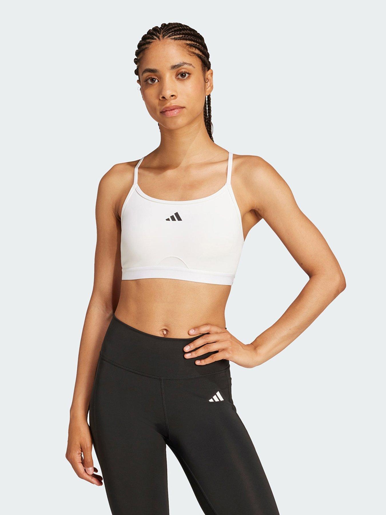 undefined Aeroreact Training 3-Stripes Bra - Black